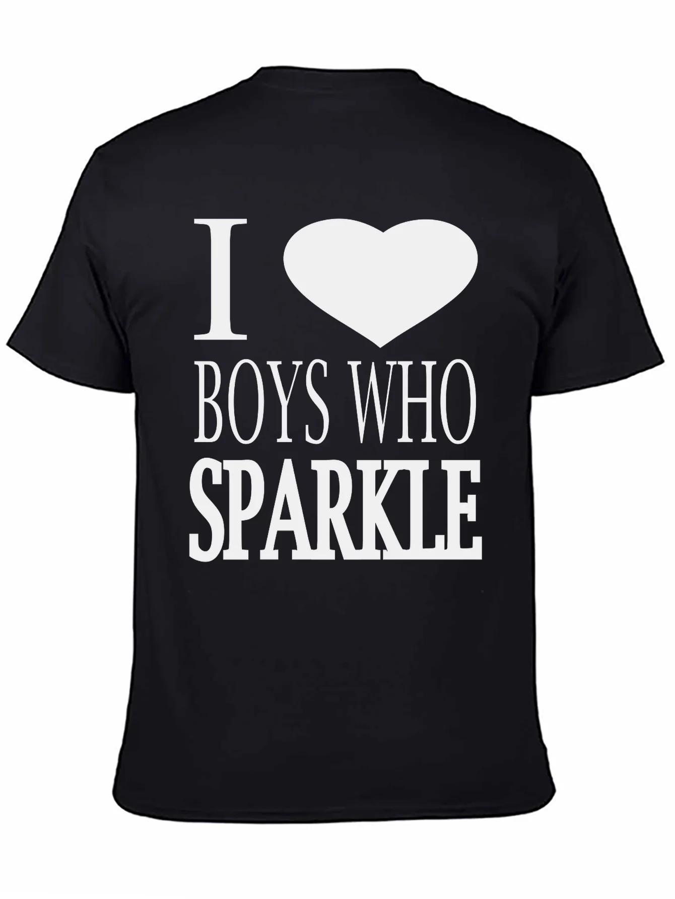 Camiseta Negra I ?? Boys Who Sparkle