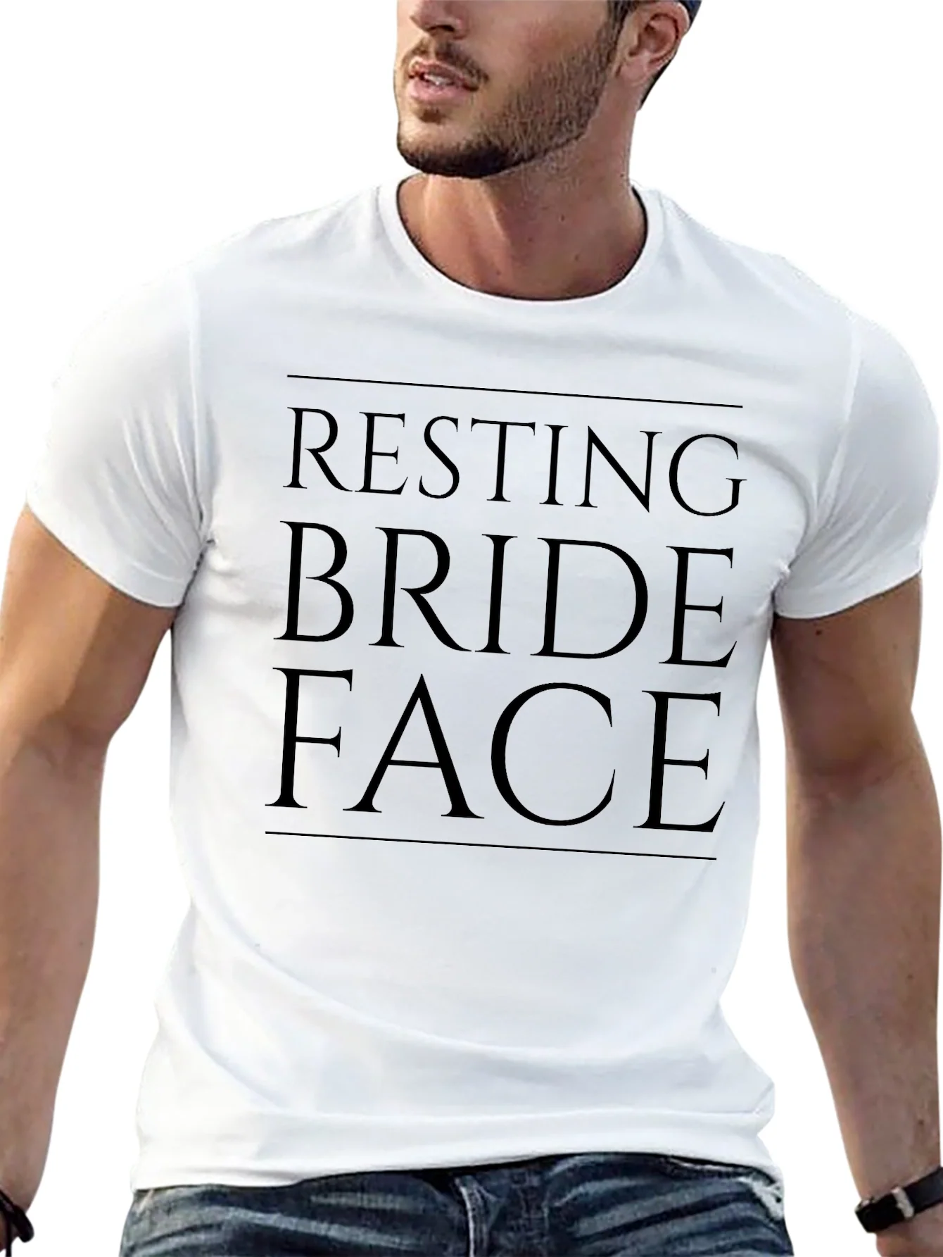 Camiseta Negra: Resting Bride Face