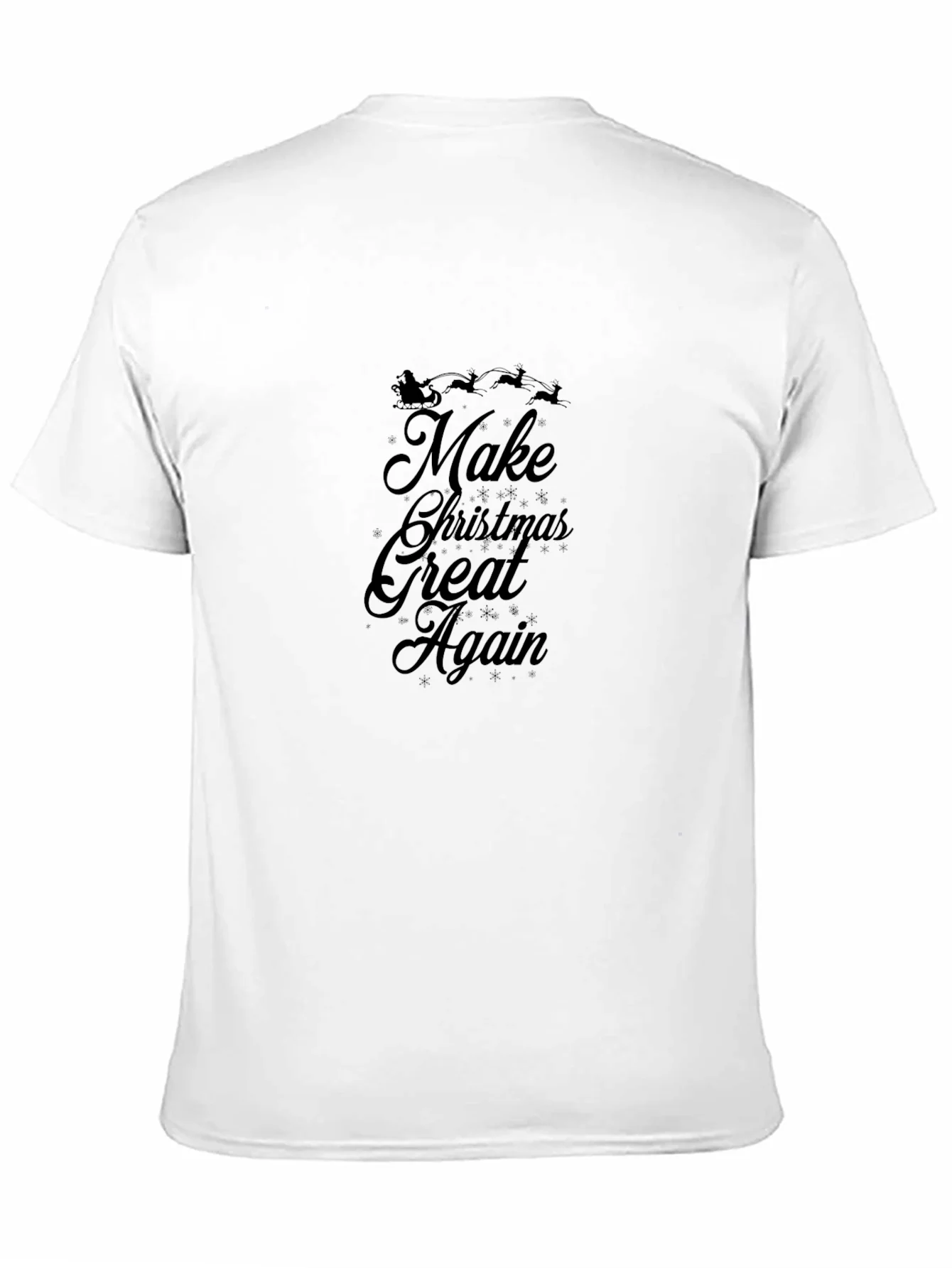 Camiseta Negra Navide?a: Make Christmas Great Again