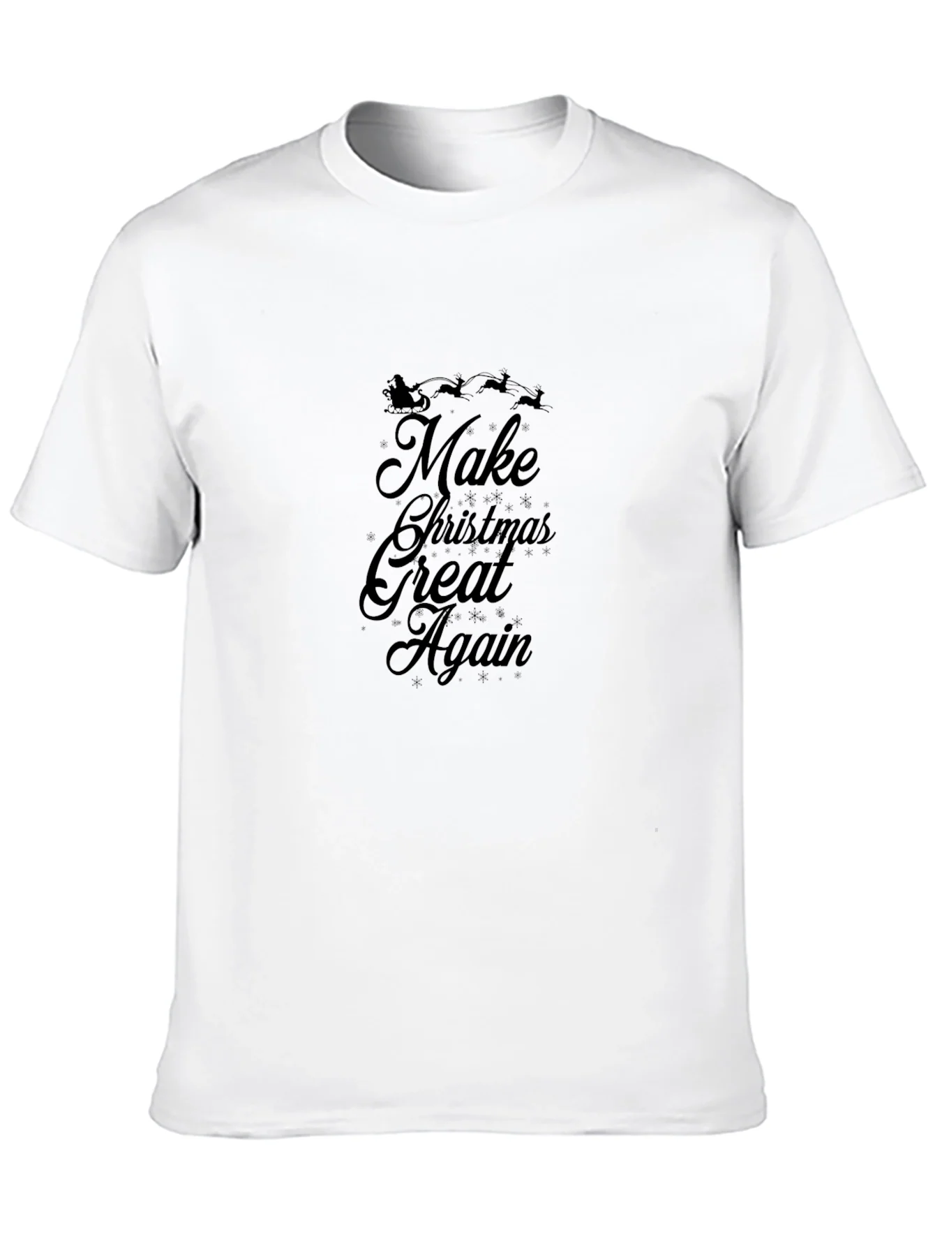 Camiseta Negra Navide?a: Make Christmas Great Again