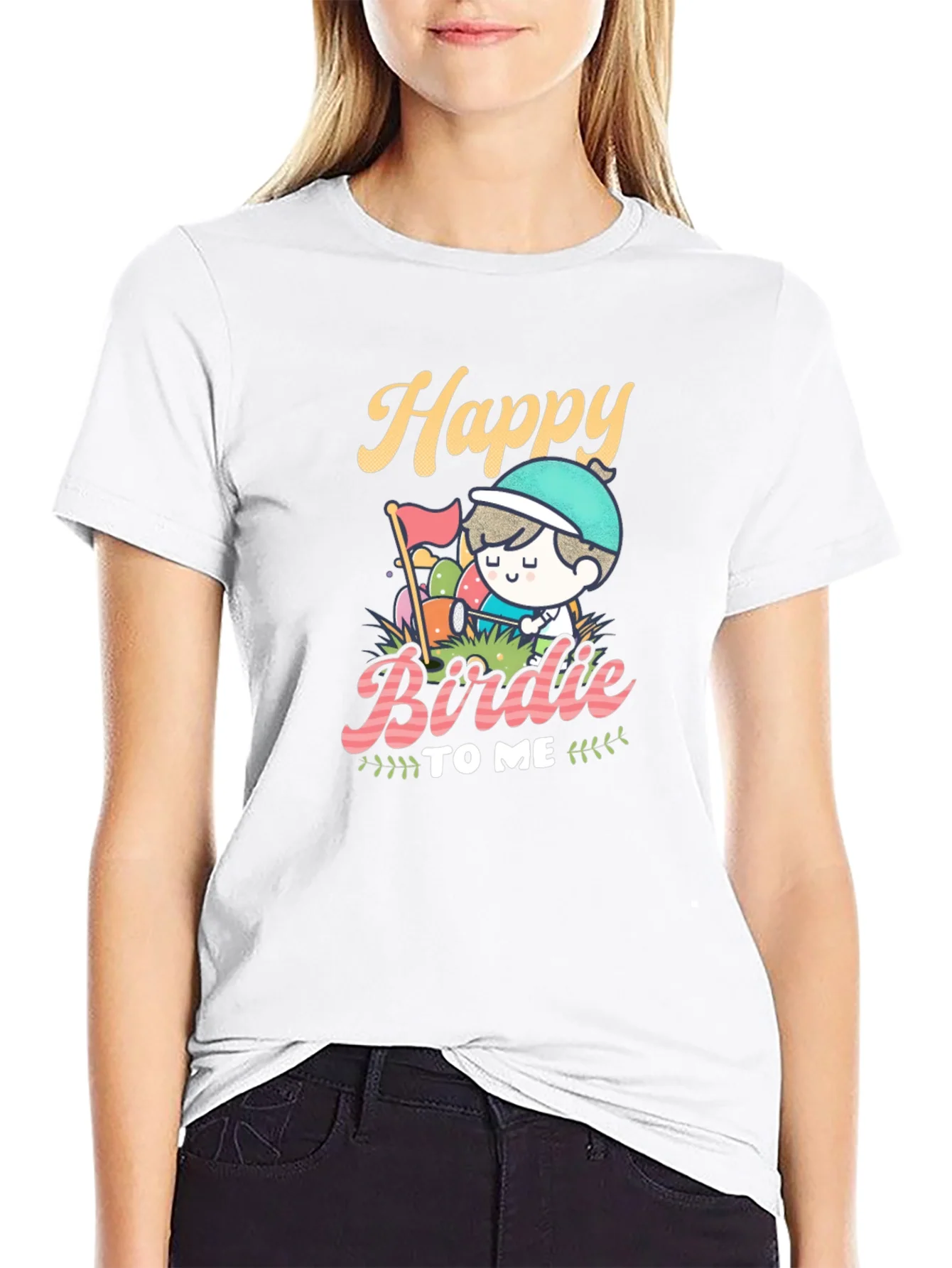 Camiseta Negra Happy Birdie