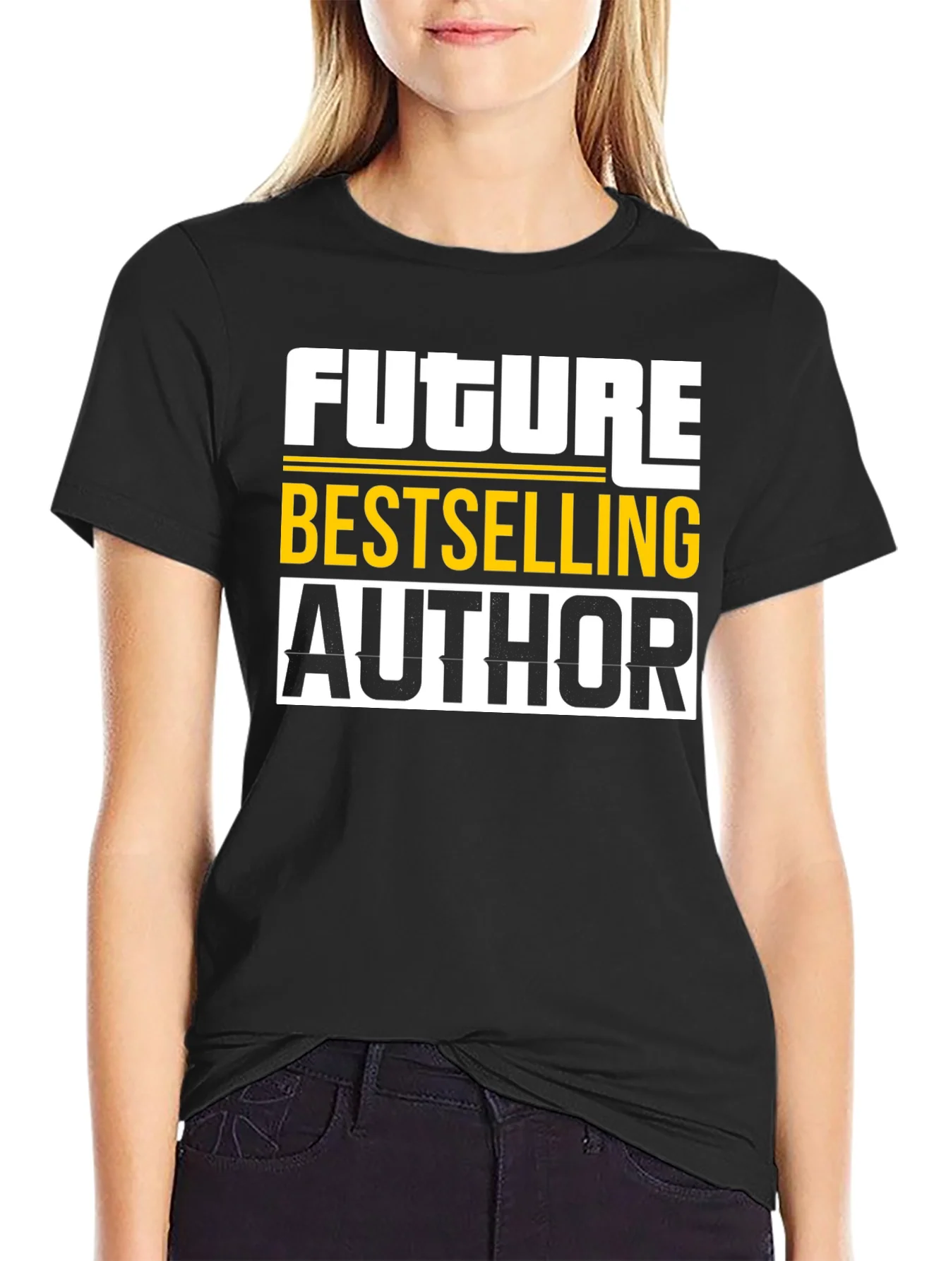 Camiseta Negra: Futuro Autor de ¨¦xitos Literarios