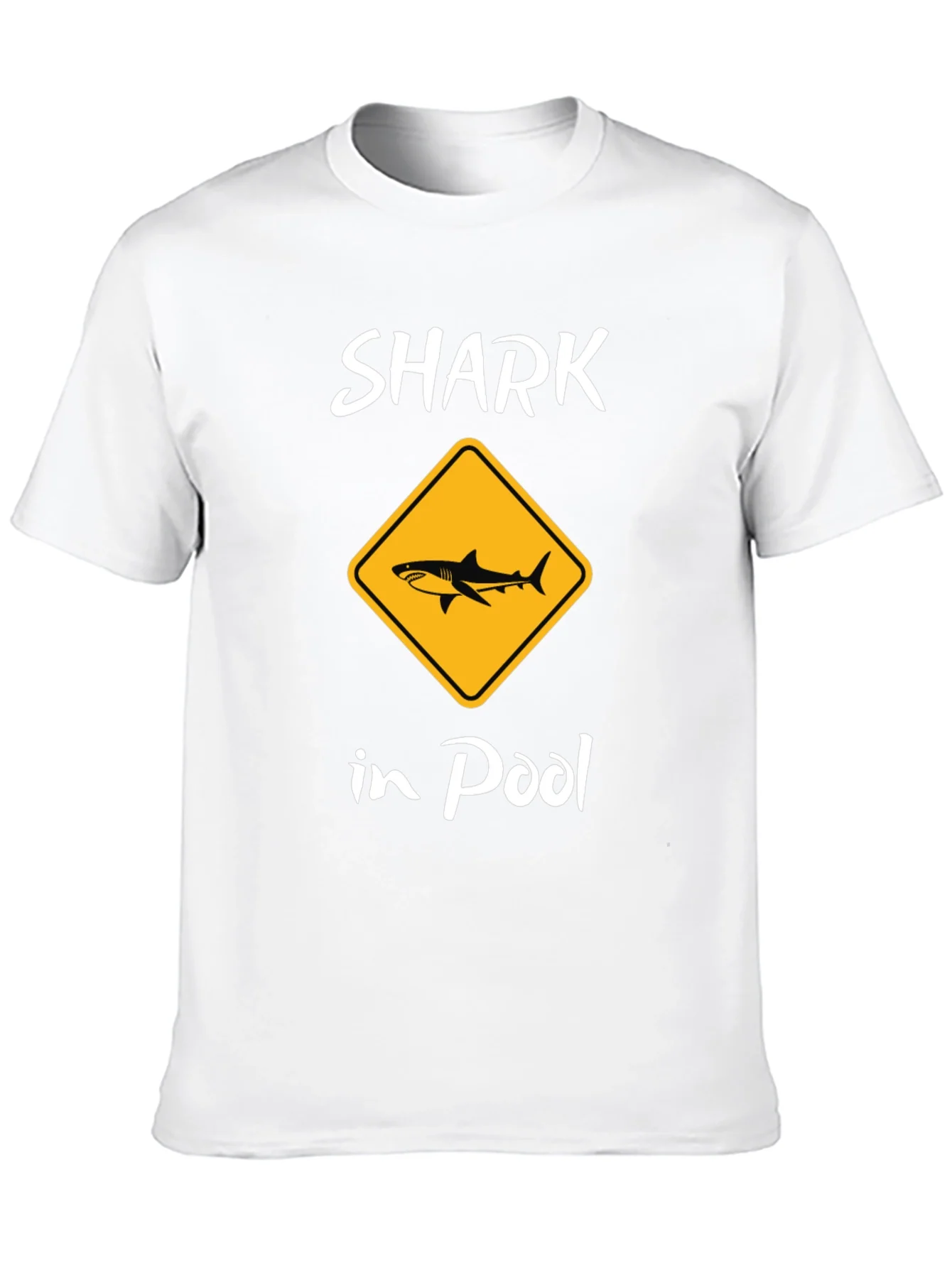 Rebbecca Shark in Pool Black Graphic T-Shirt