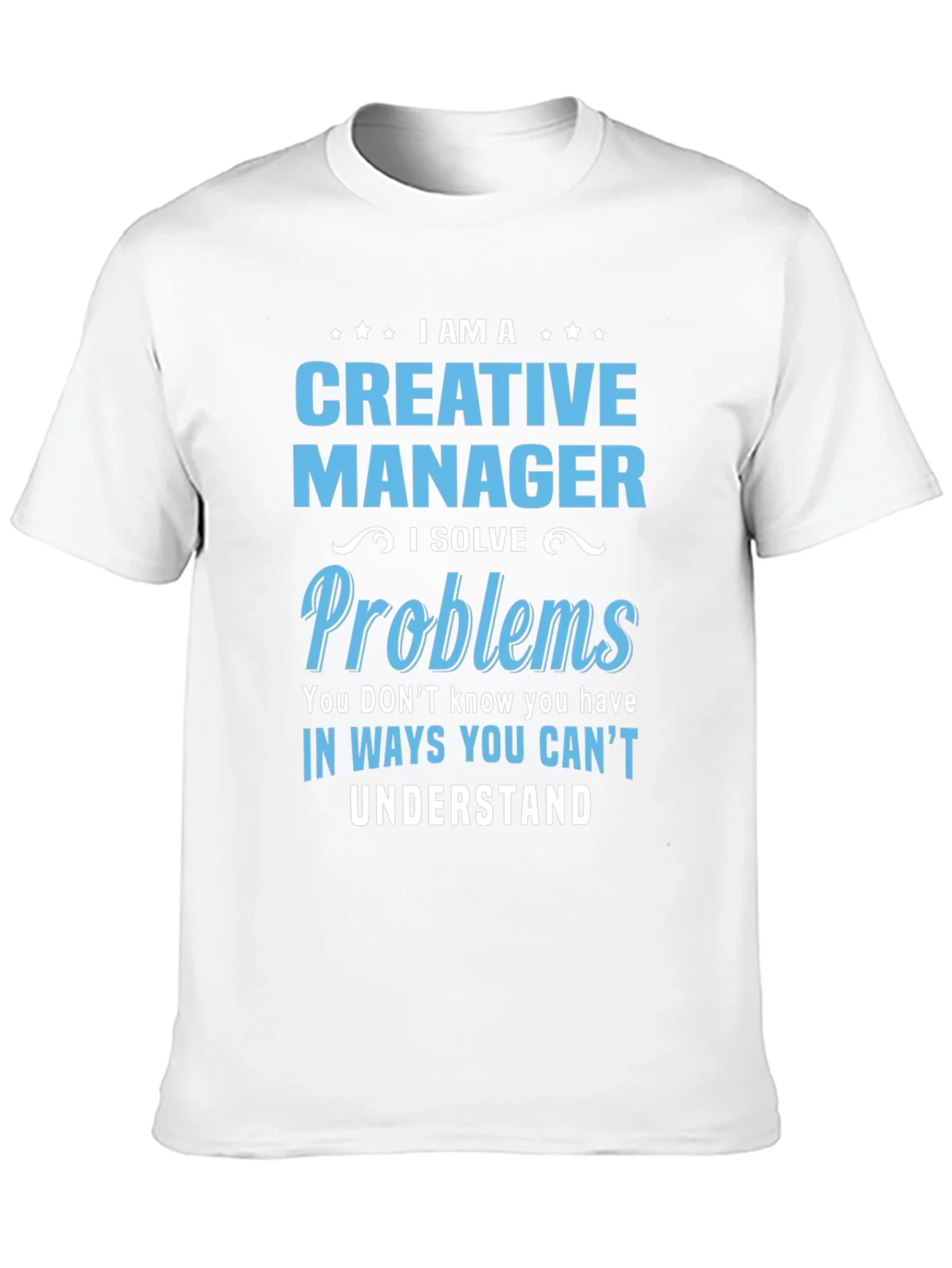 Camiseta Negra - Creative Manager Solucionador de Problemas