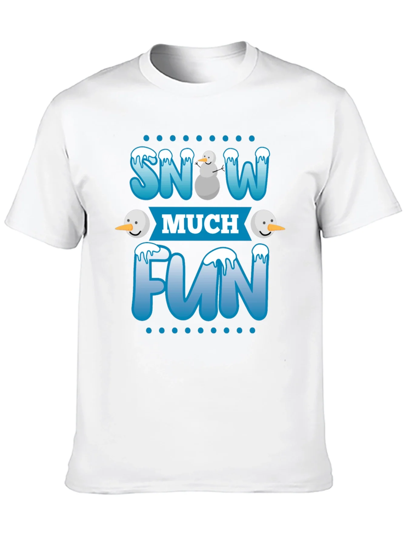 Camiseta Negra Divertida de Invierno