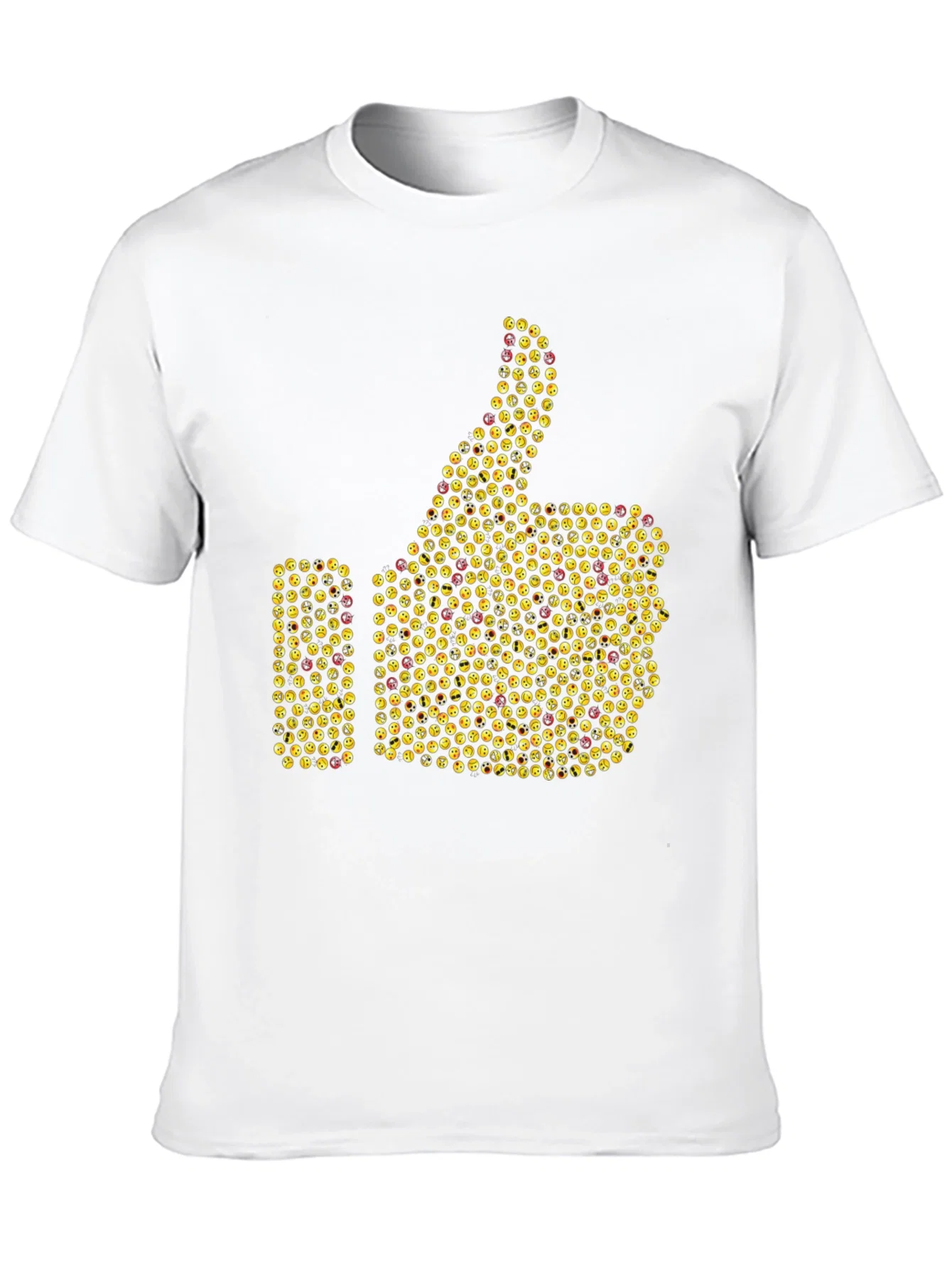 Rebbecca Emoji Thumbs Up Graphic T-Shirt - Black