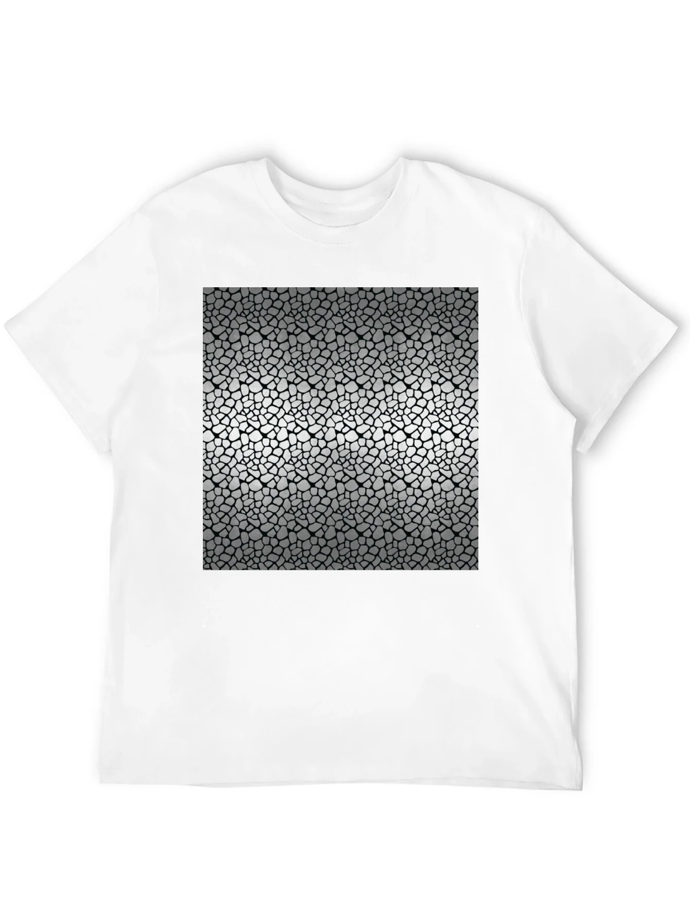 Rebbecca Mosaic Print Black T-Shirt