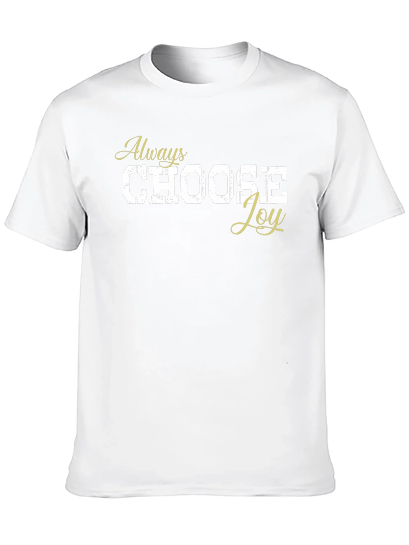 Rebbecca Always Choose Joy Black Graphic T-Shirt
