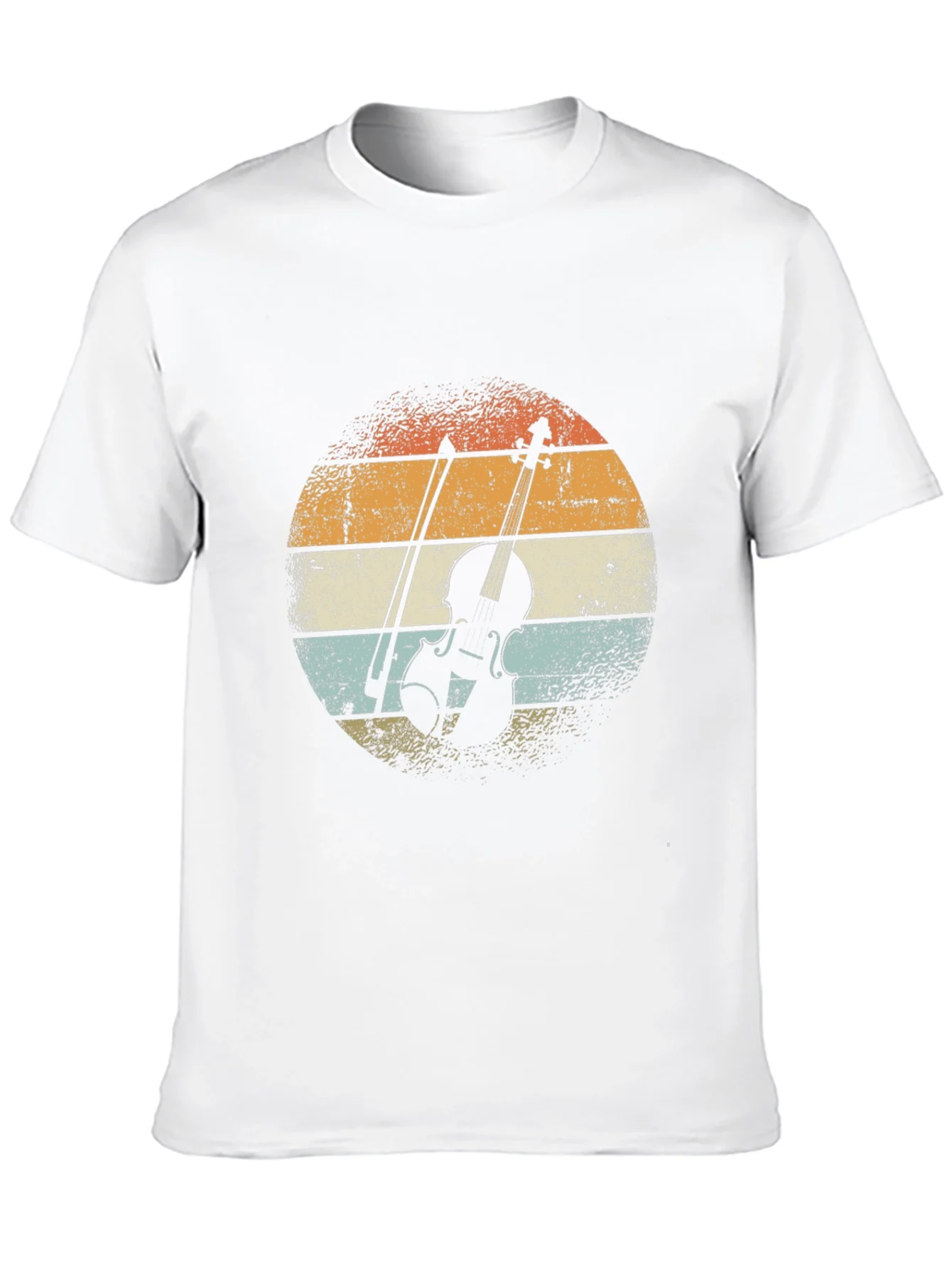 Rebbecca Retro Violin T-Shirt - Musician Apparel