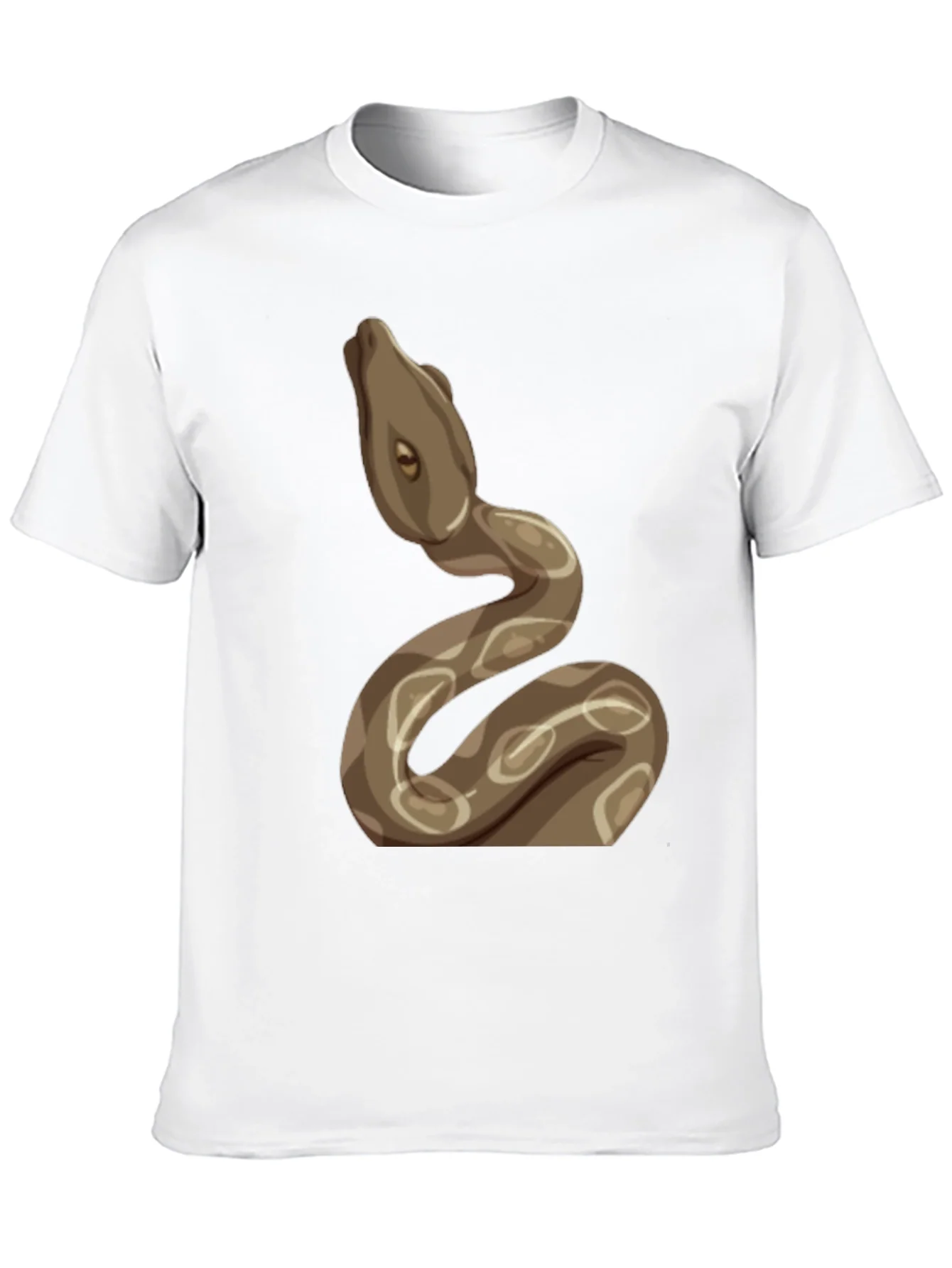 Camiseta Negra con Dise?o de Serpiente
