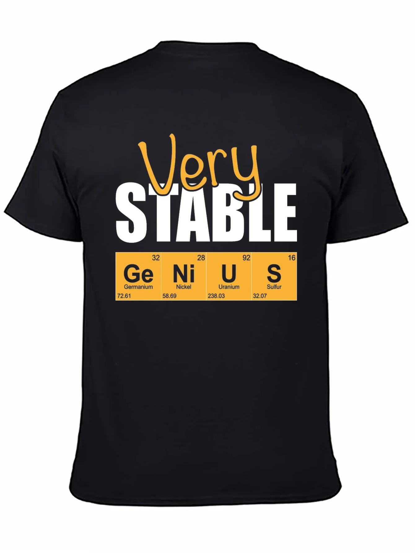 Rebbecca Very Stable Genius Periodic Table T-Shirt