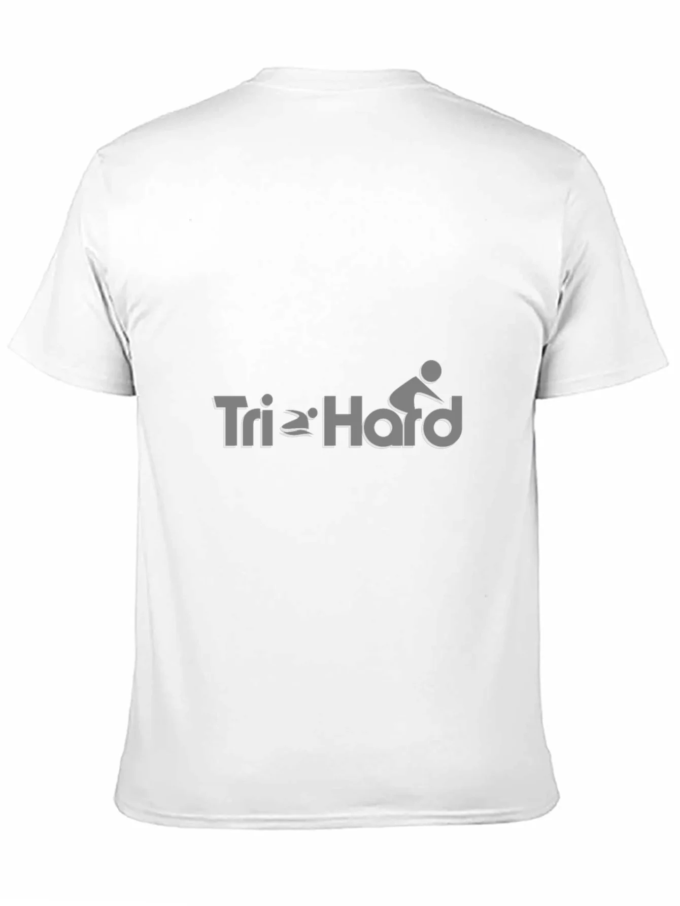 Camiseta Negra Tri Hard para Triatl¨®n
