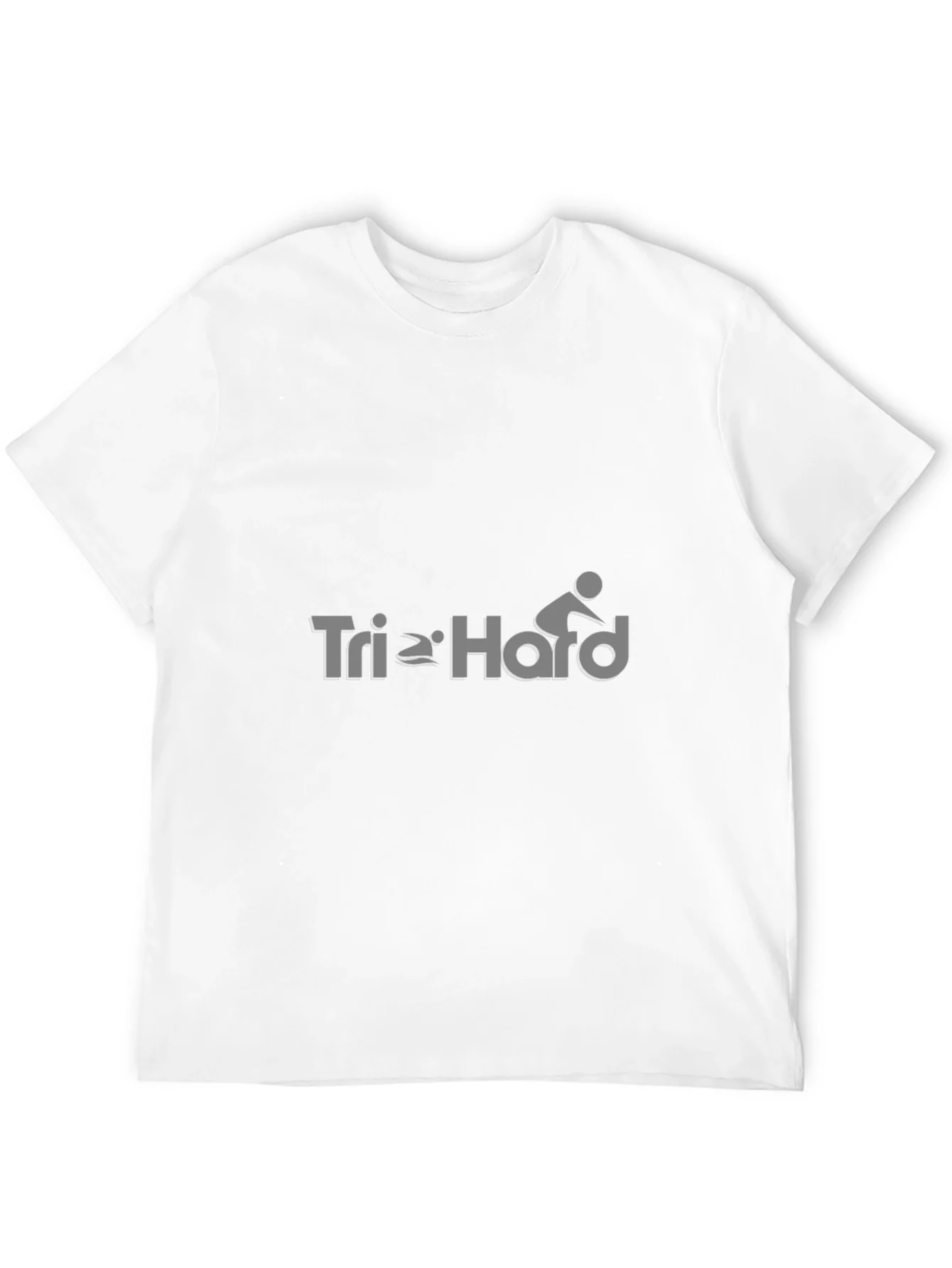 Camiseta Negra Tri Hard para Triatl¨®n