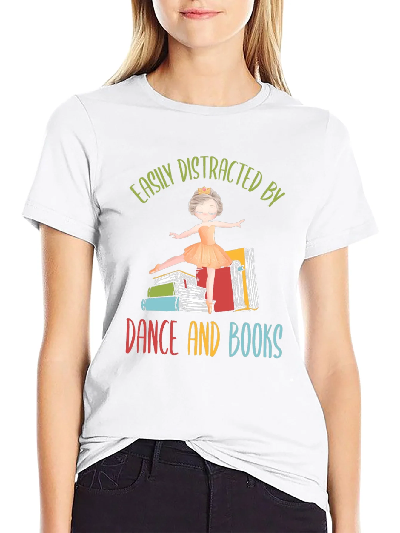 Camiseta Dance and Books Distracci¨®n Literaria