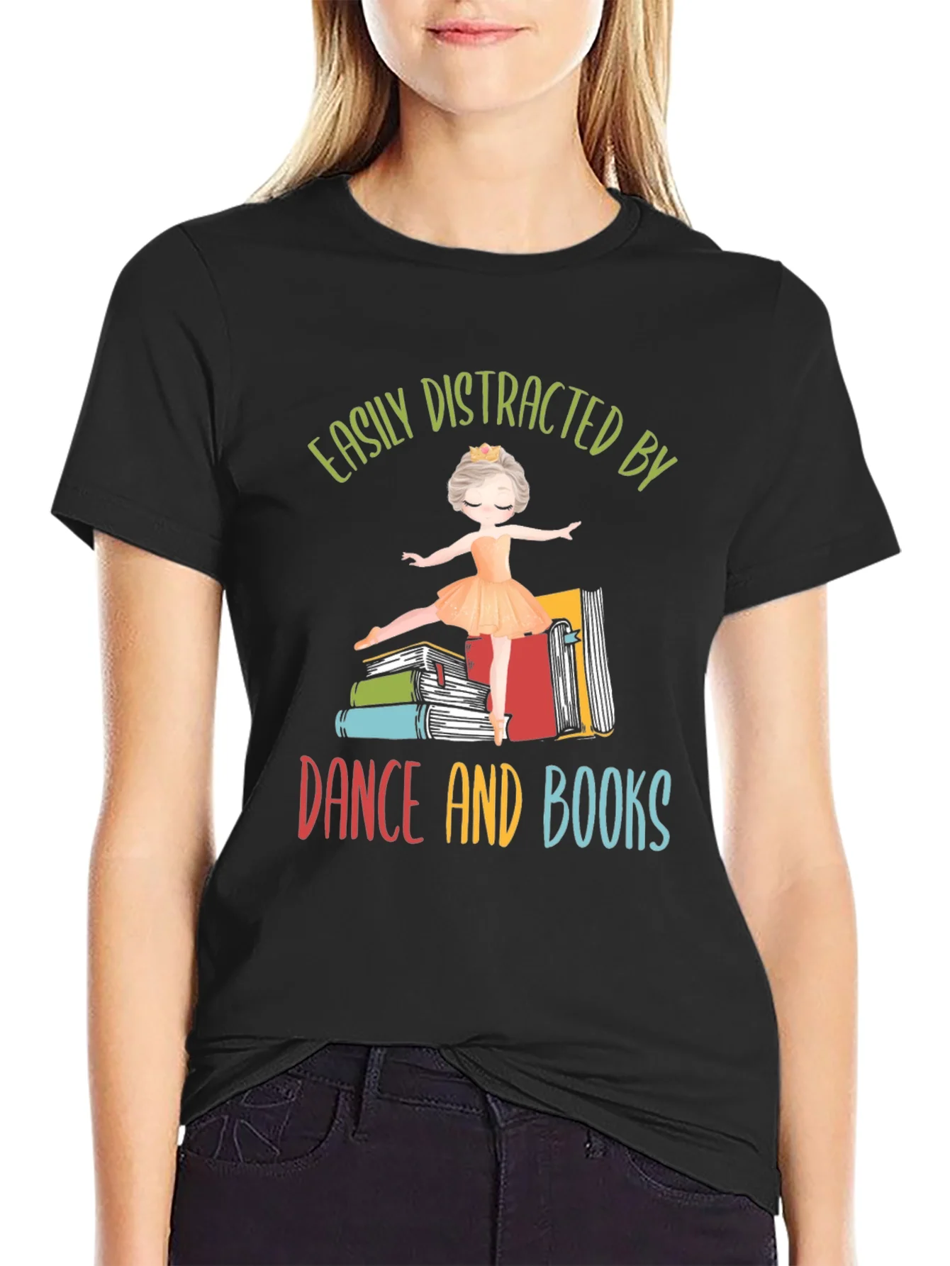 Camiseta Dance and Books Distracci¨®n Literaria