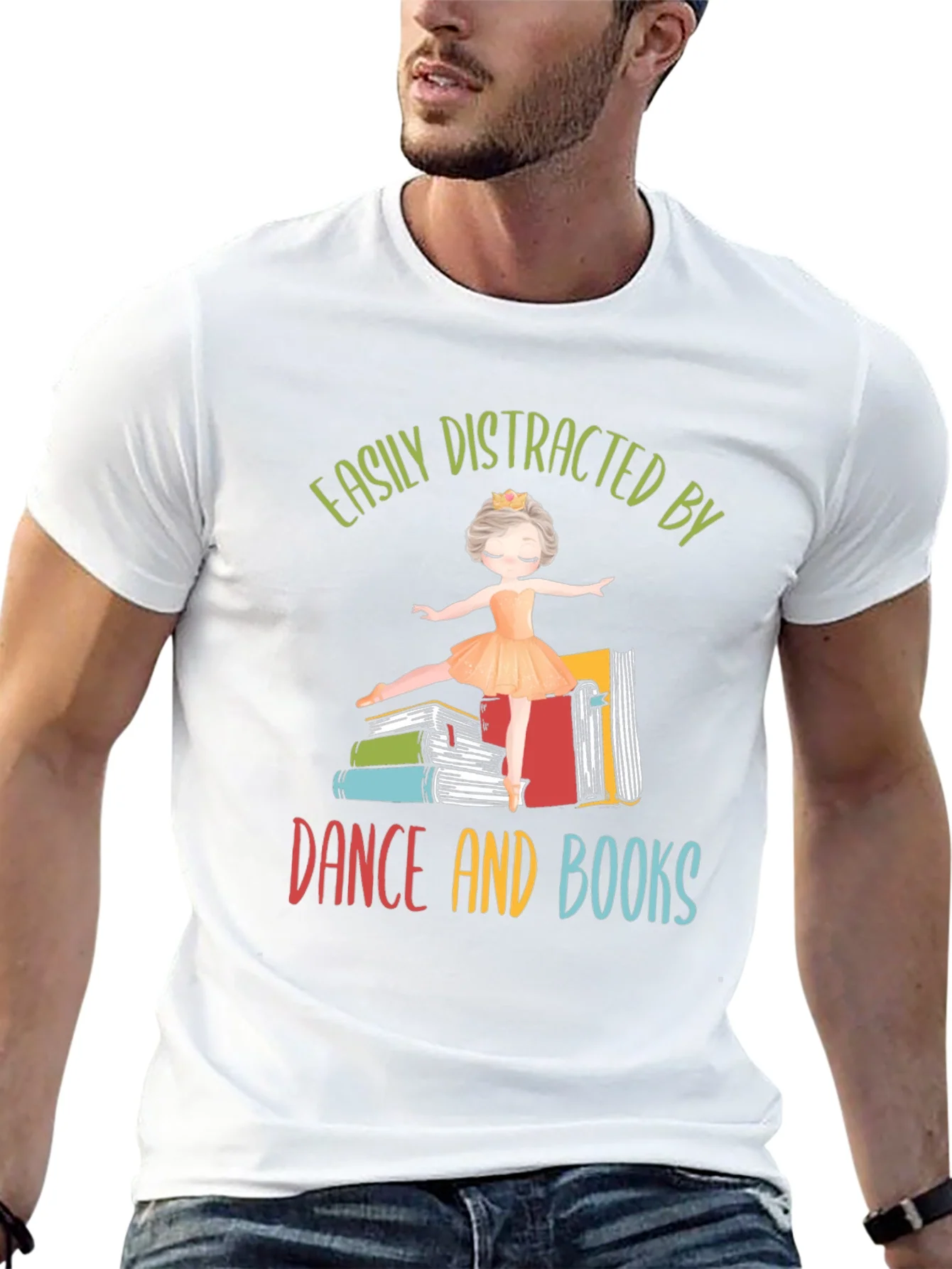Camiseta Dance and Books Distracci¨®n Literaria