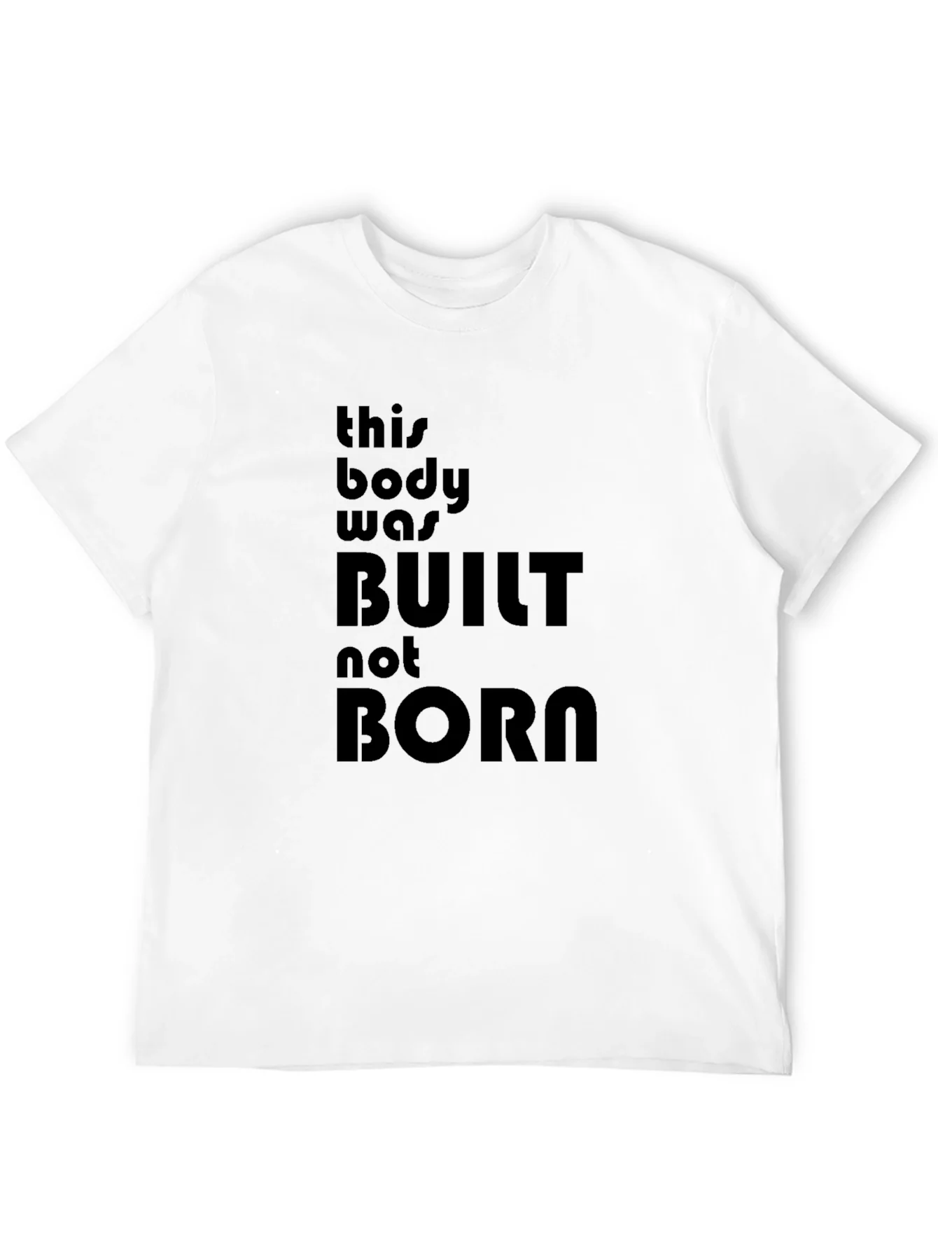 Rebbecca Built Not Born Black Graphic T-Shirt