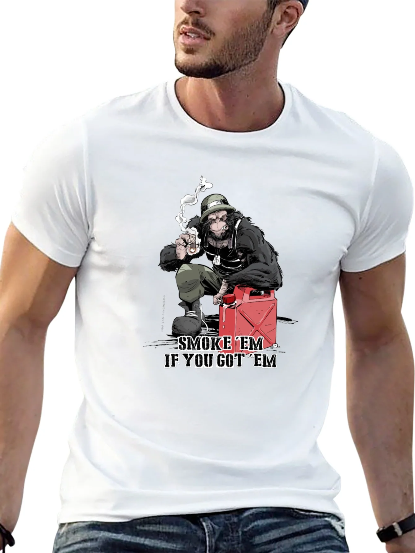 Rebbecca Smoke Em Gorilla Graphic Tee