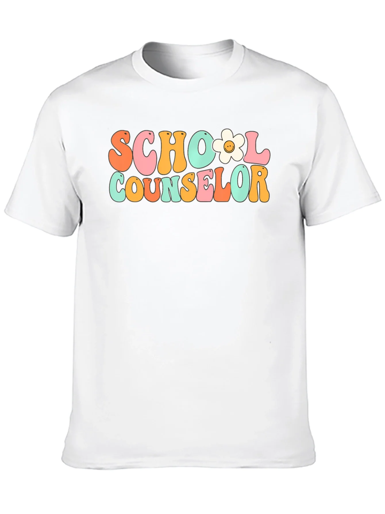 Rebbecca School Counselor Retro Style Graphic T-Shirt