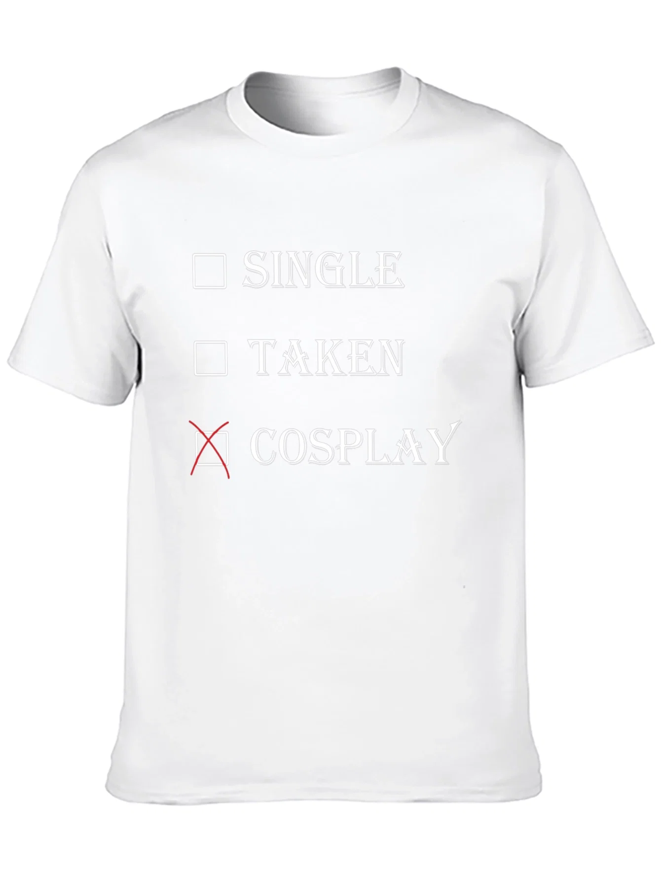 Rebbecca Cosplay Checkbox T-Shirt - Single Taken Cosplay