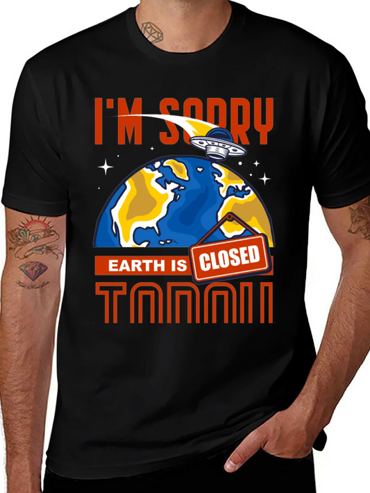 Rebbecca Earth Is Closed T-Shirt Alien Graphic Tee