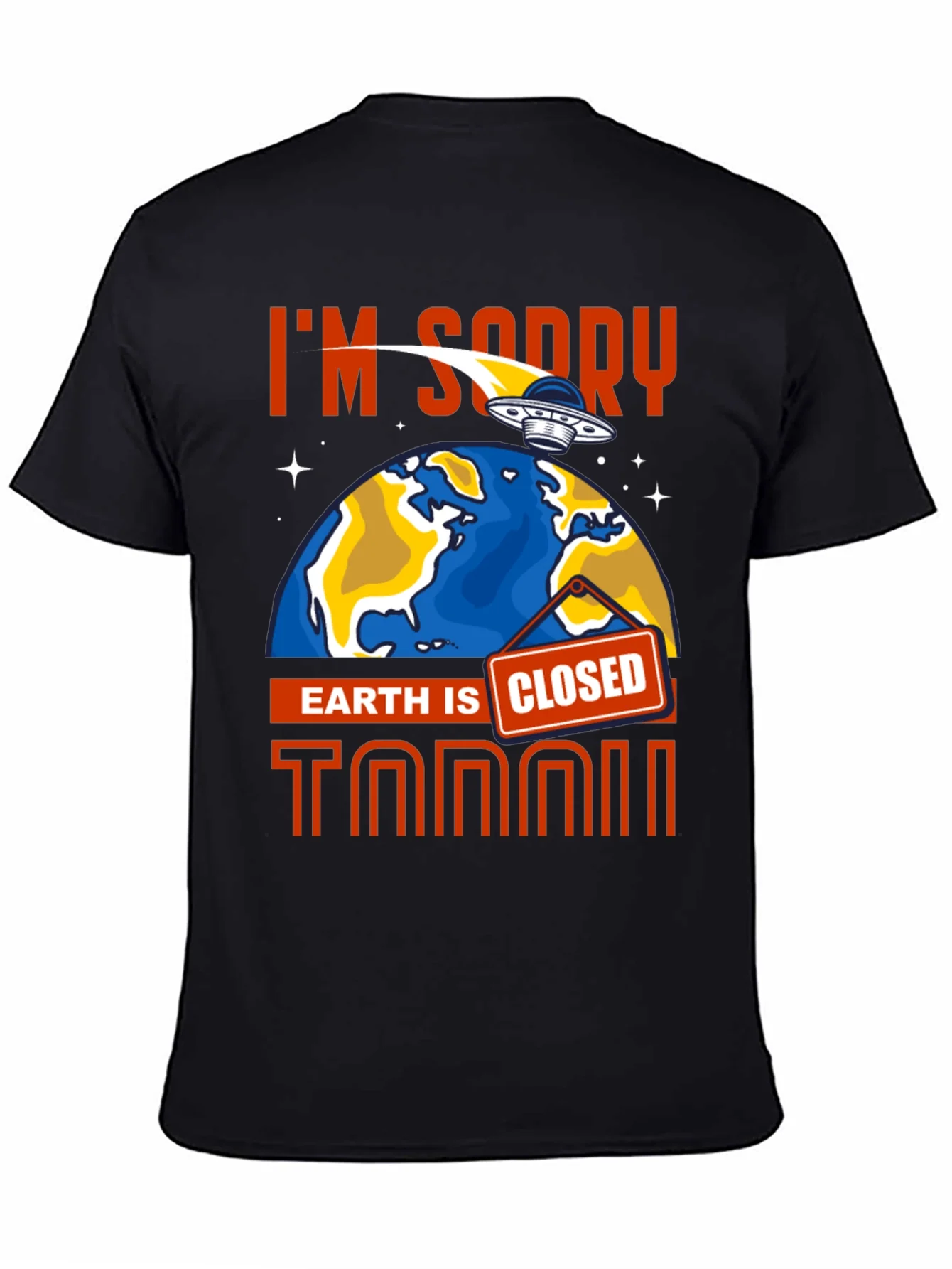 Rebbecca Earth Is Closed T-Shirt Alien Graphic Tee