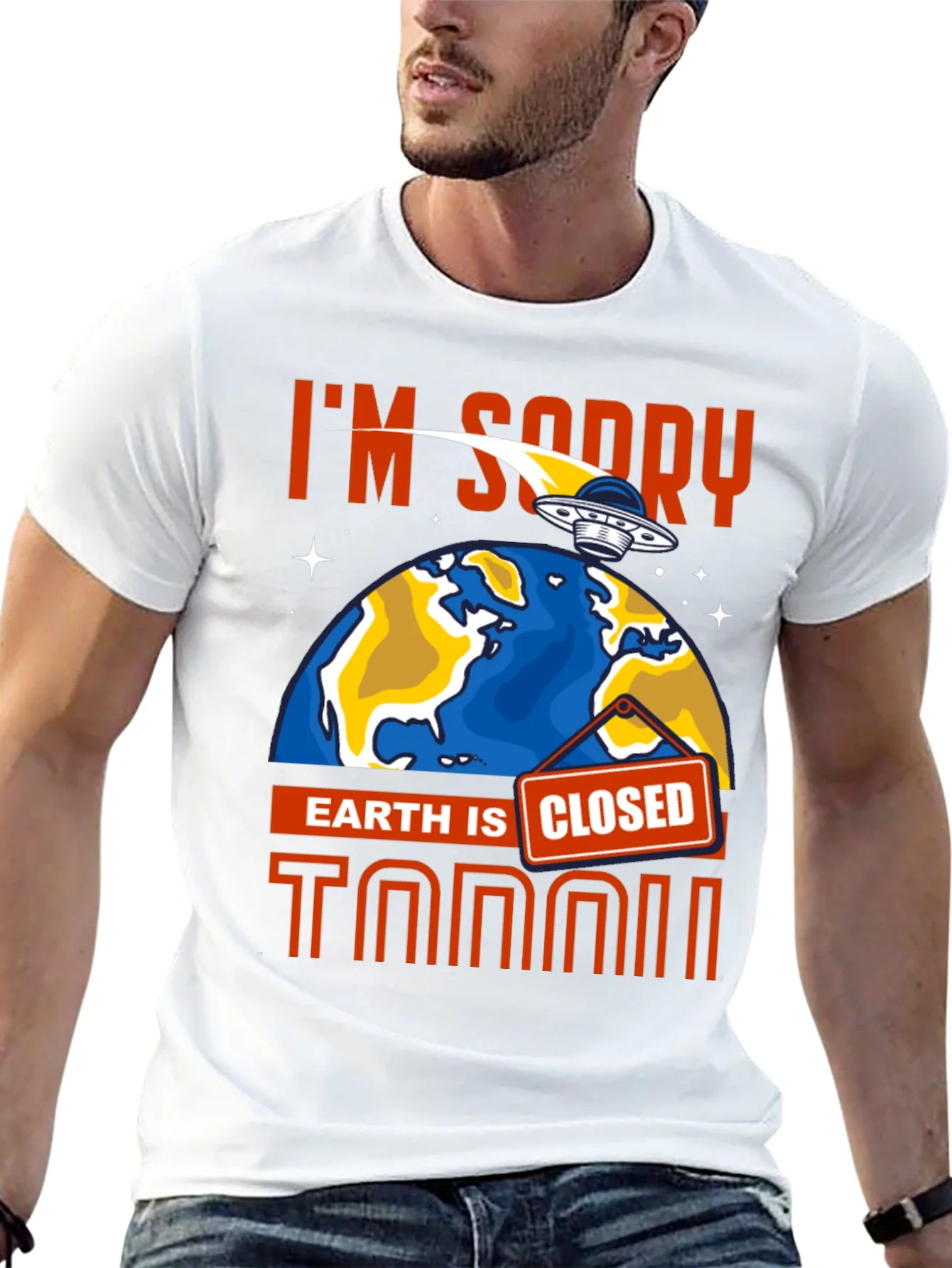 Rebbecca Earth Is Closed T-Shirt Alien Graphic Tee