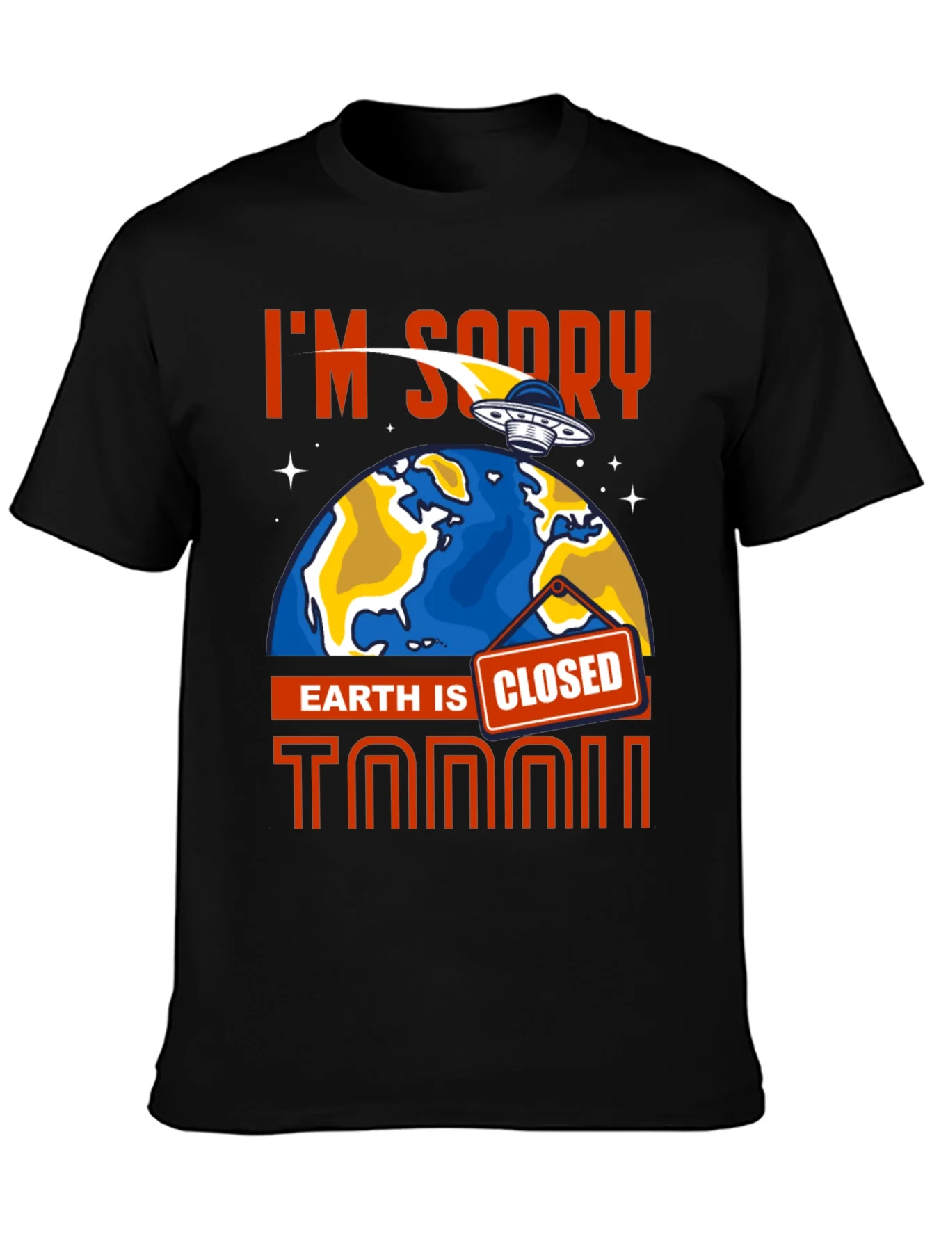 Rebbecca Earth Is Closed T-Shirt Alien Graphic Tee