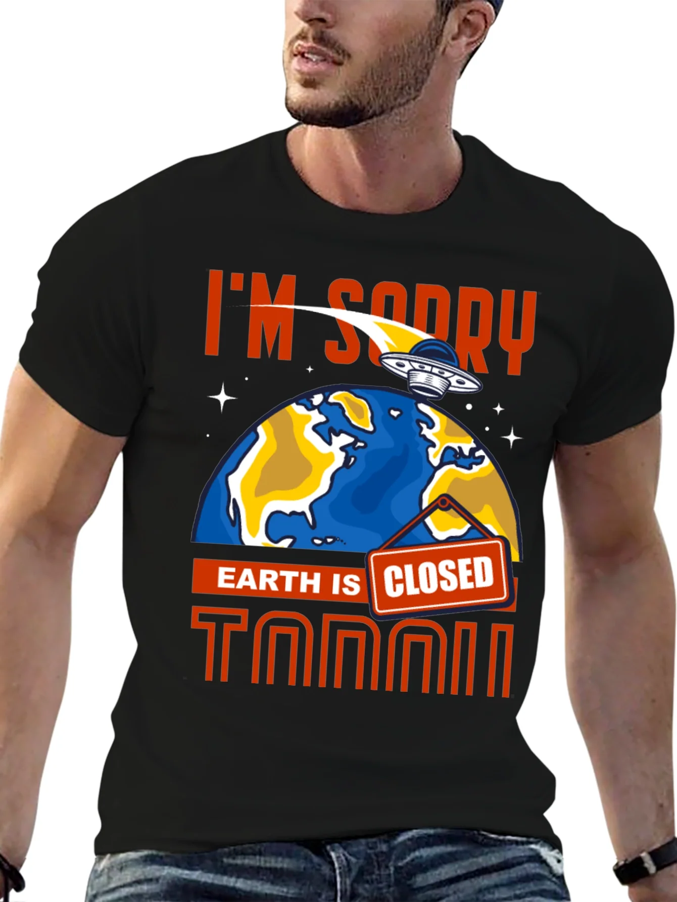 Rebbecca Earth Is Closed T-Shirt Alien Graphic Tee