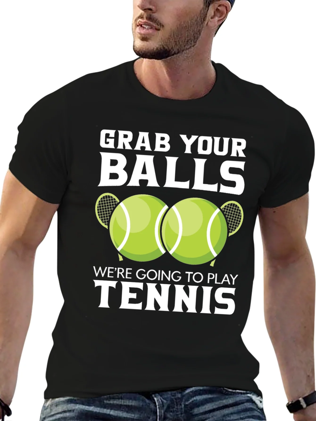 Camiseta Agarra Tus Pelotas para Tenis