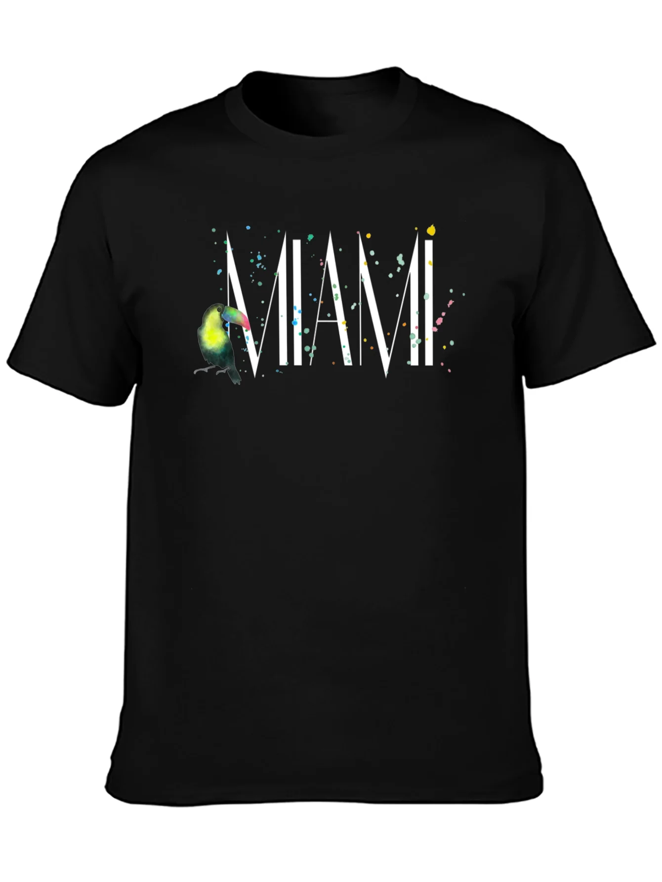 Rebbecca Miami Toucan Black T-Shirt