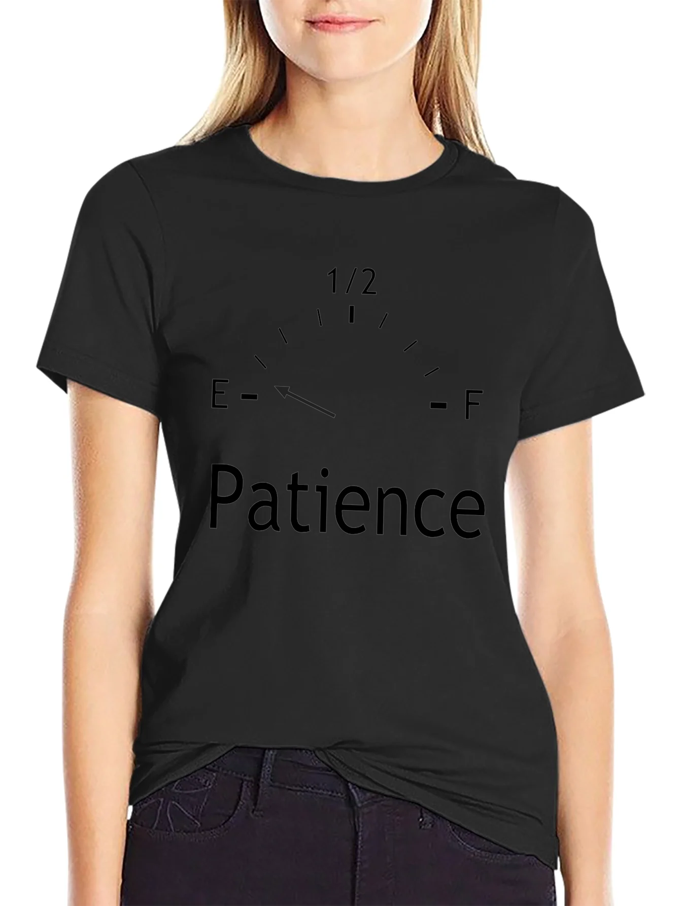 Rebbecca Low Patience T-Shirt - Funny Sarcastic Tee
