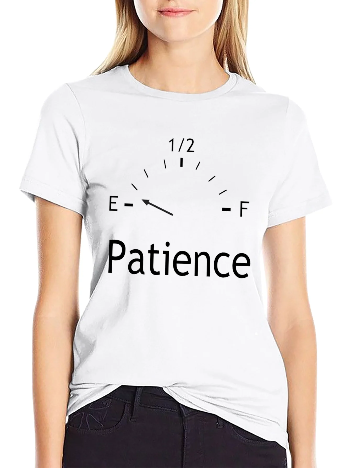 Rebbecca Low Patience T-Shirt - Funny Sarcastic Tee