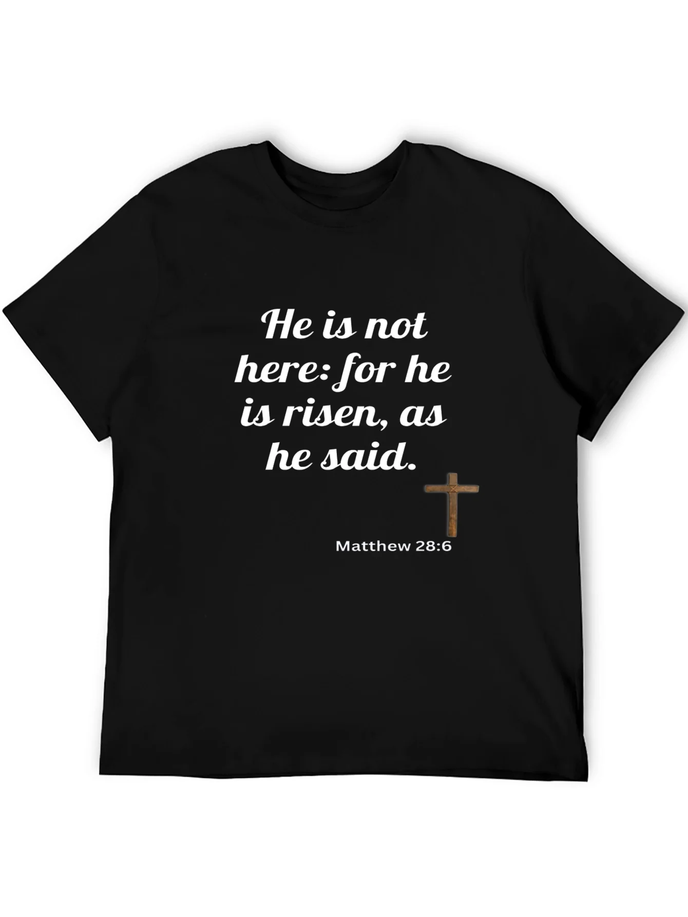 Rebbecca He is Risen Religious T-Shirt