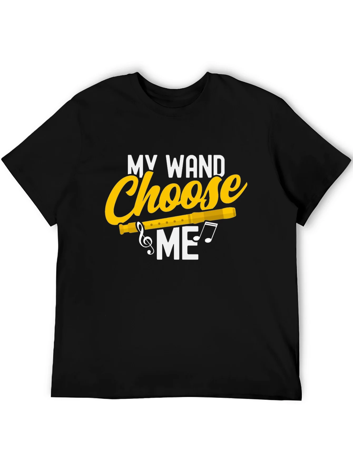 Camiseta Negra My Wand Choose Me M¨²sica