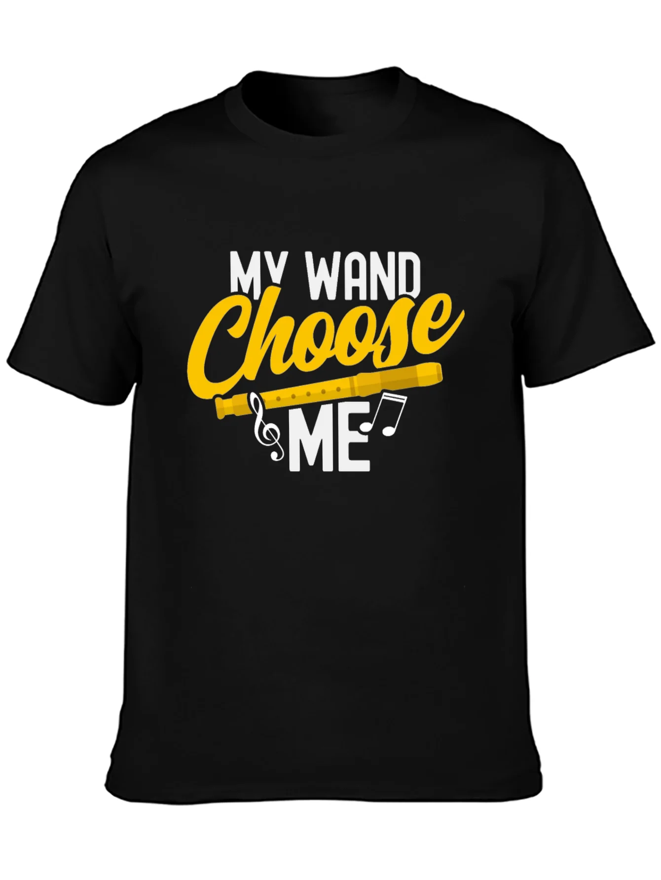 Camiseta Negra My Wand Choose Me M¨²sica