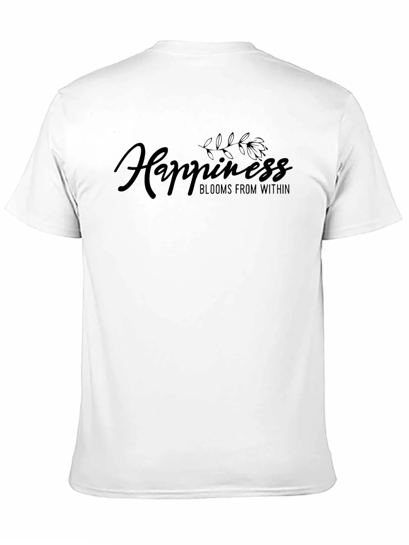 Rebbecca Happiness Blooms Within Black T-Shirt