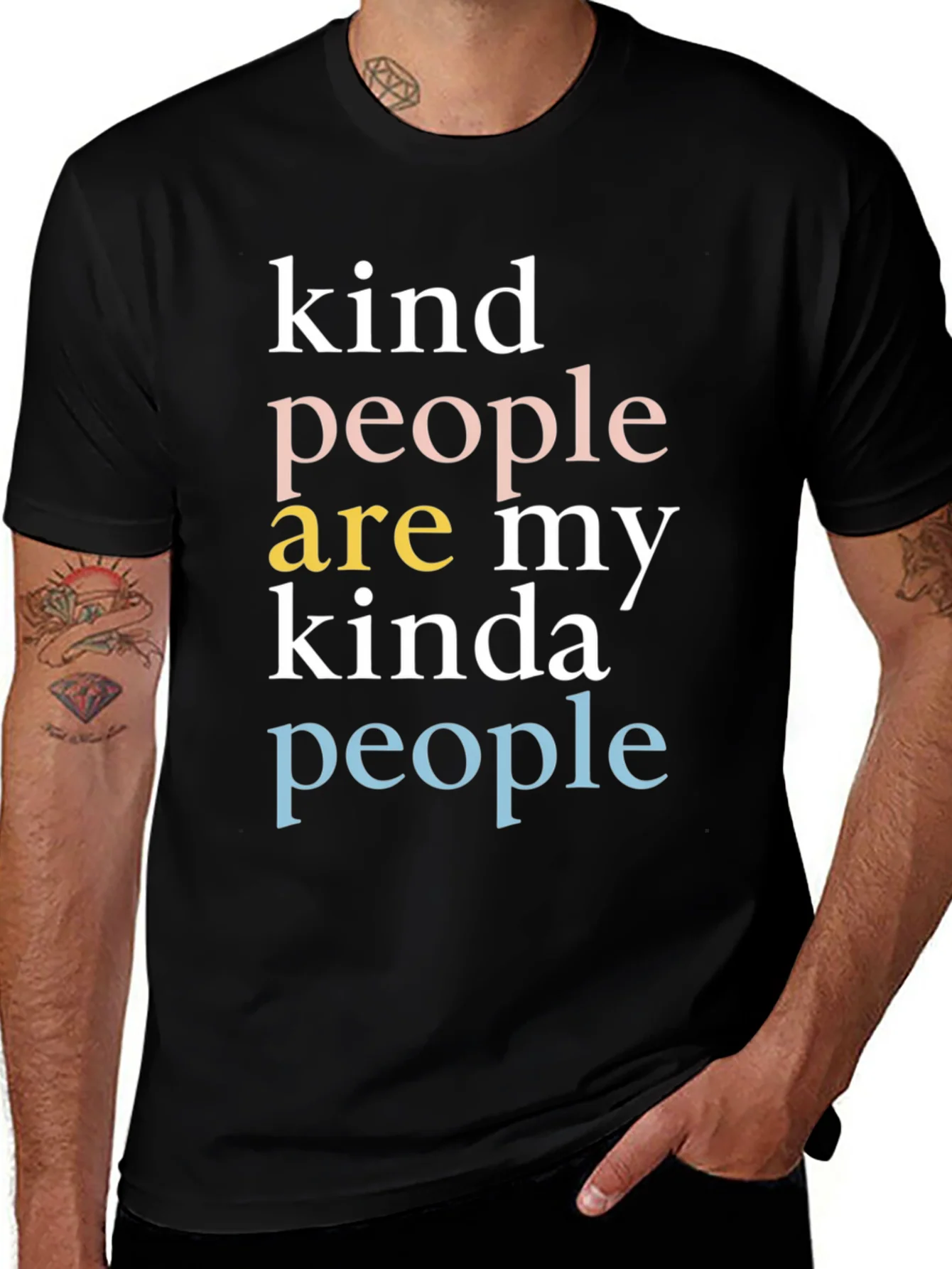 Rebbecca Kind People Graphic T-Shirt - Soft Cotton Blend