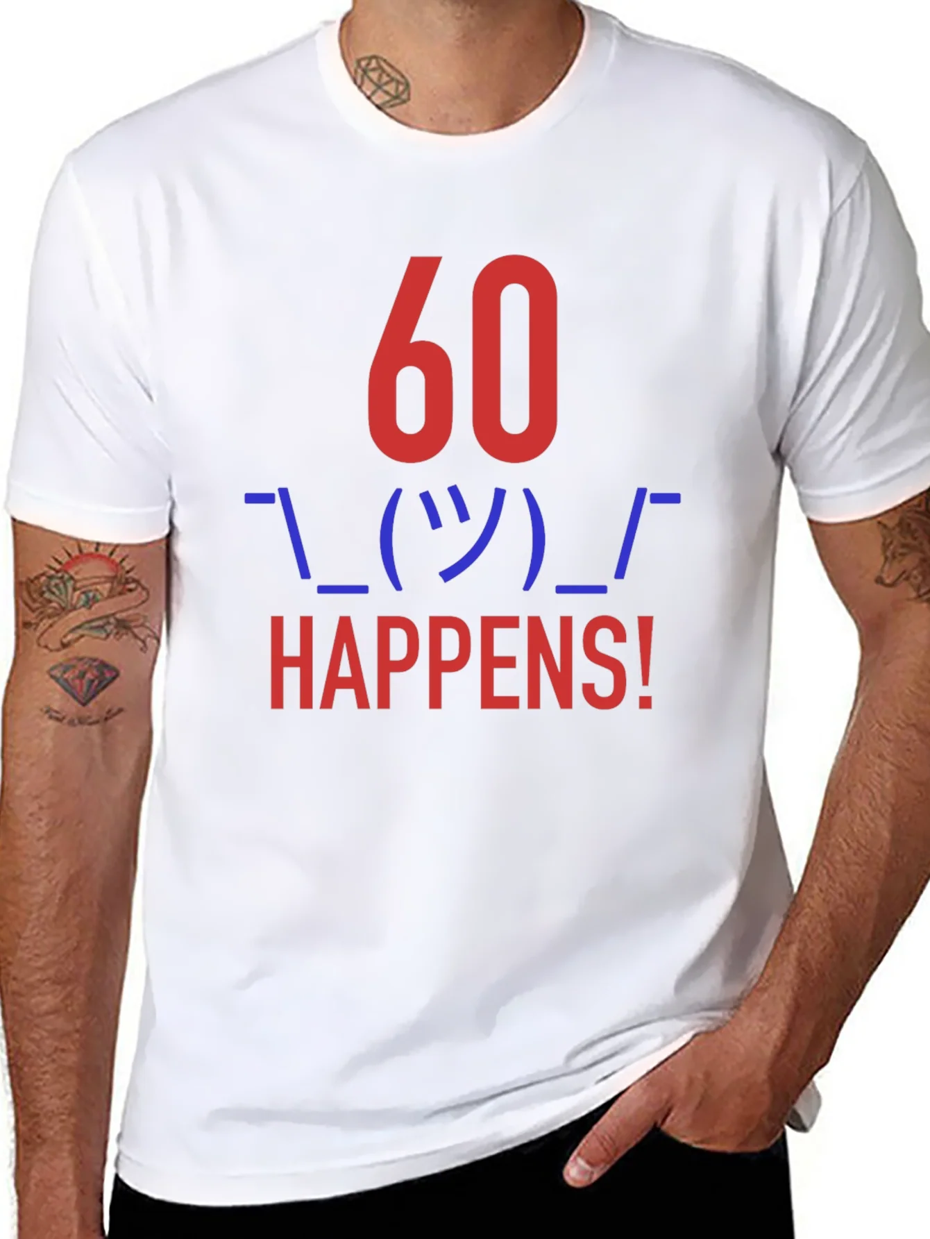Rebbecca 60 Happens! Funny Graphic Tee