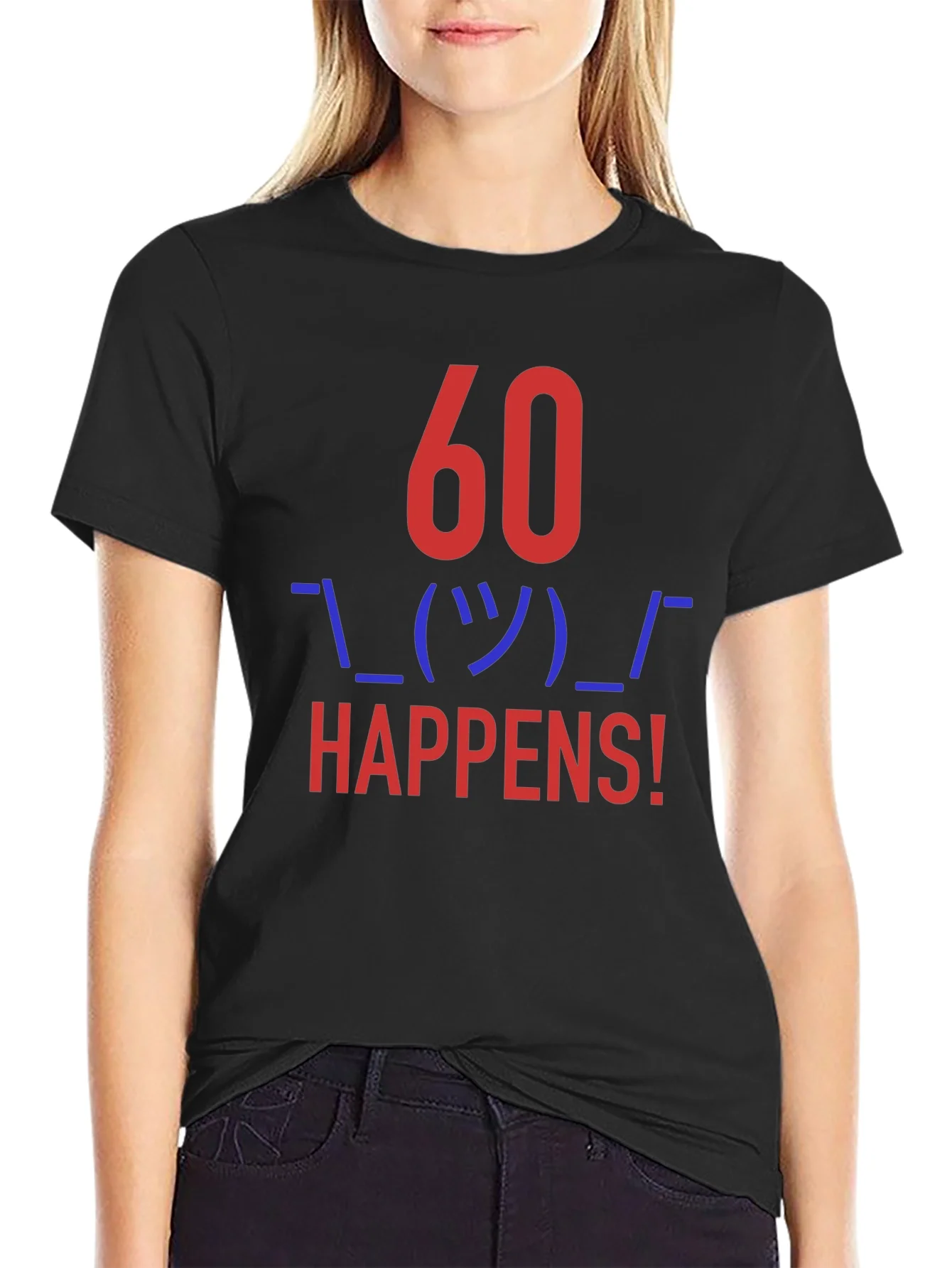 Rebbecca 60 Happens! Funny Graphic Tee