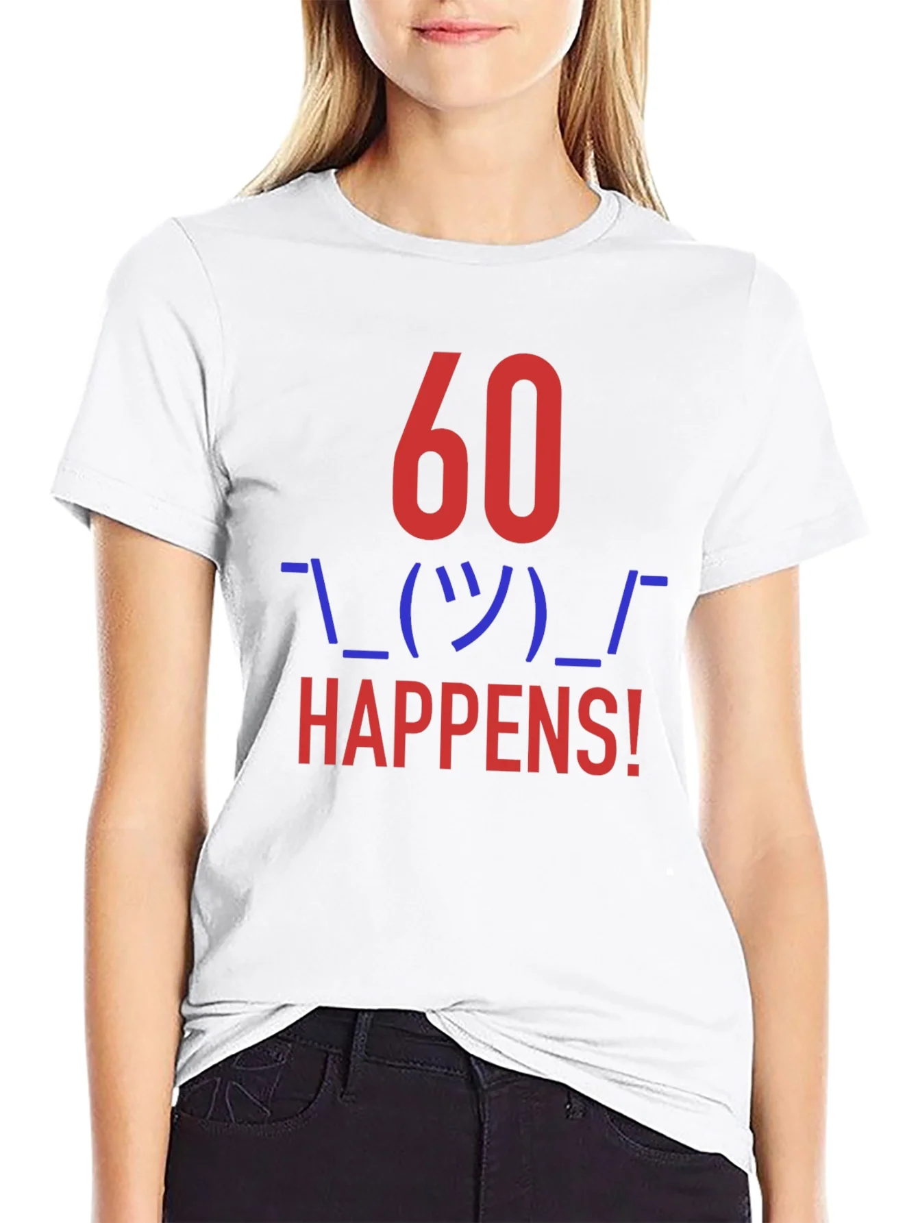 Rebbecca 60 Happens! Funny Graphic Tee
