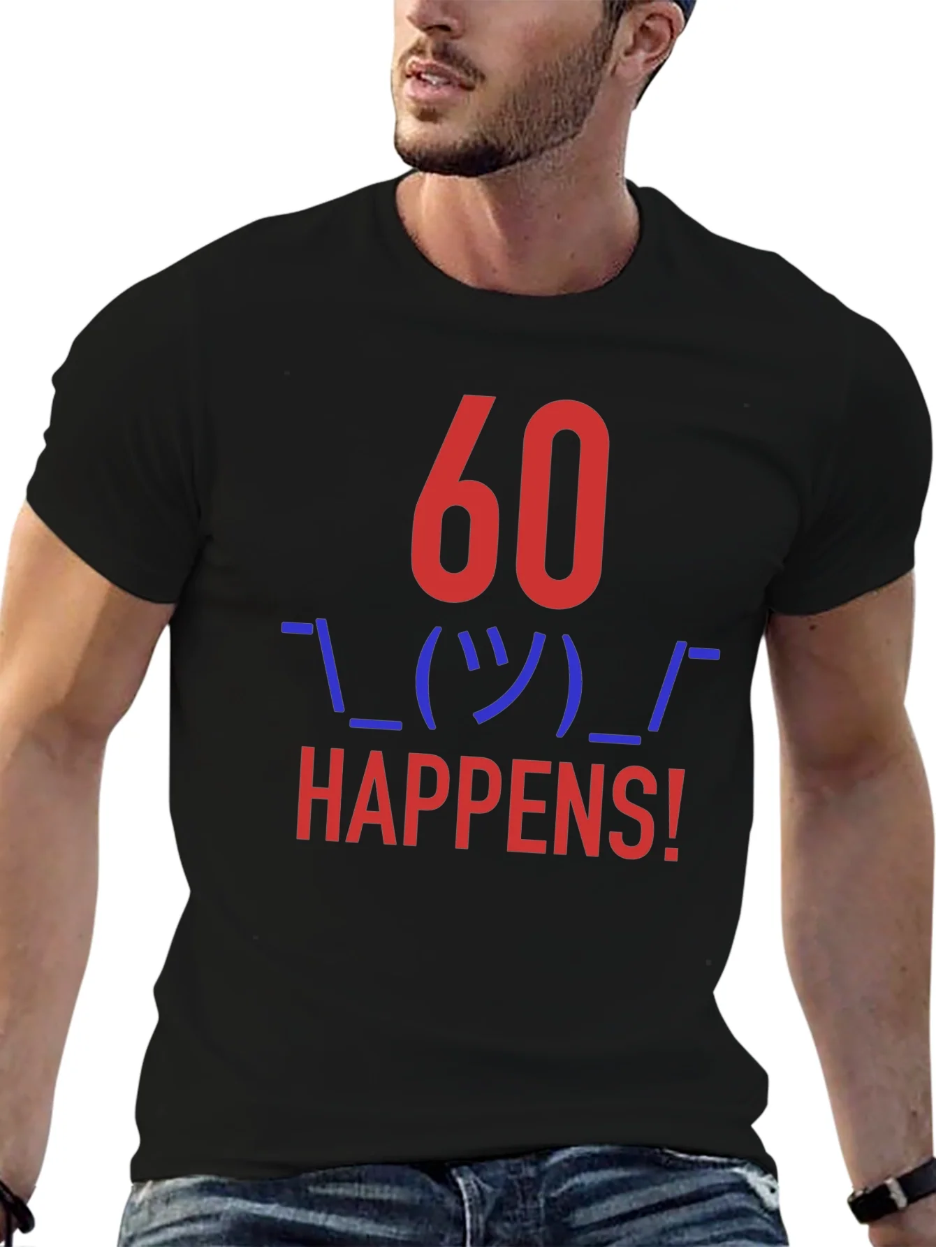 Rebbecca 60 Happens! Funny Graphic Tee
