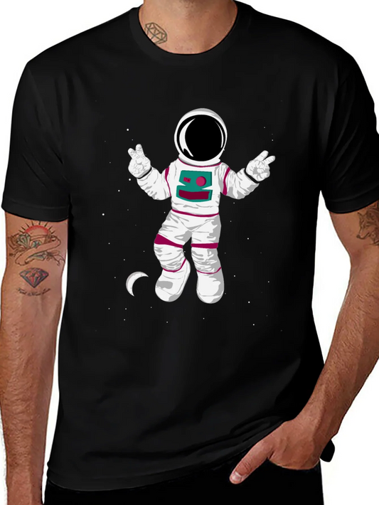 Camiseta Hombre Astronauta Espacial Dise?o Divertido