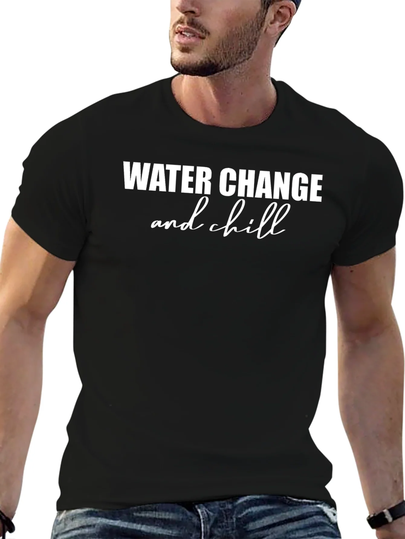 Rebbecca Water Change & Chill Graphic T-Shirt
