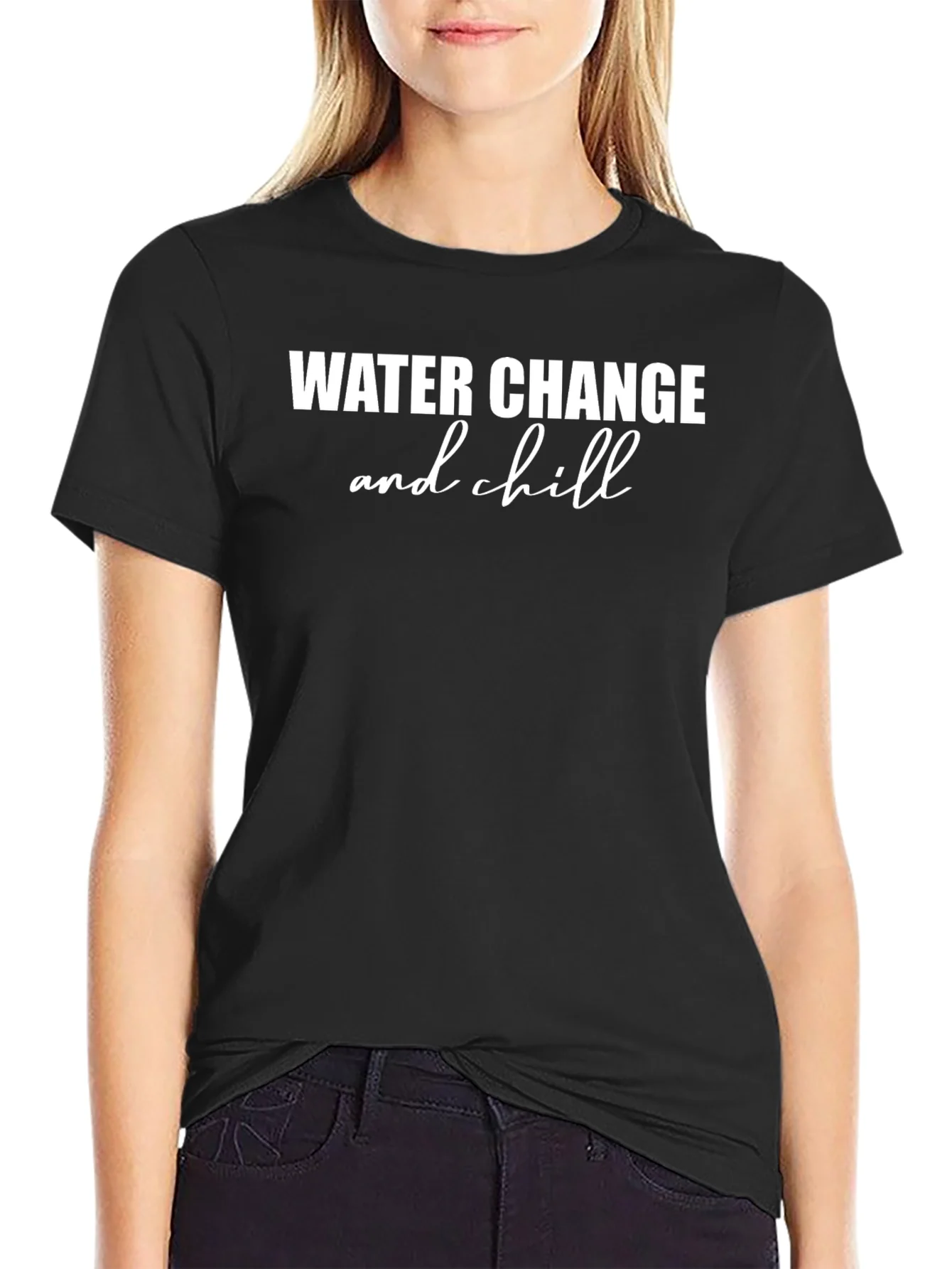 Rebbecca Water Change & Chill Graphic T-Shirt