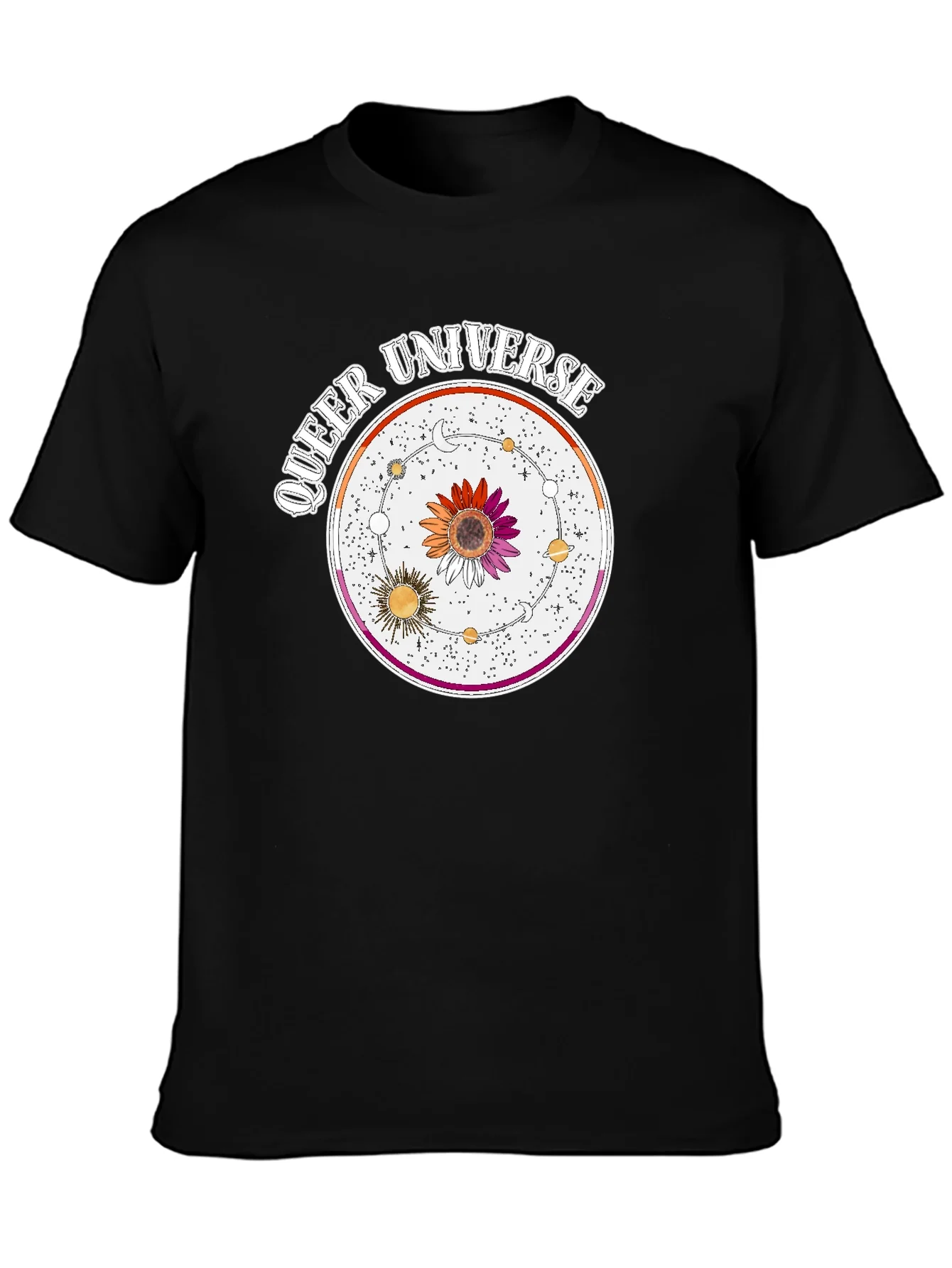 Rebbecca Queer Universe Graphic T-Shirt - Lesbian Pride