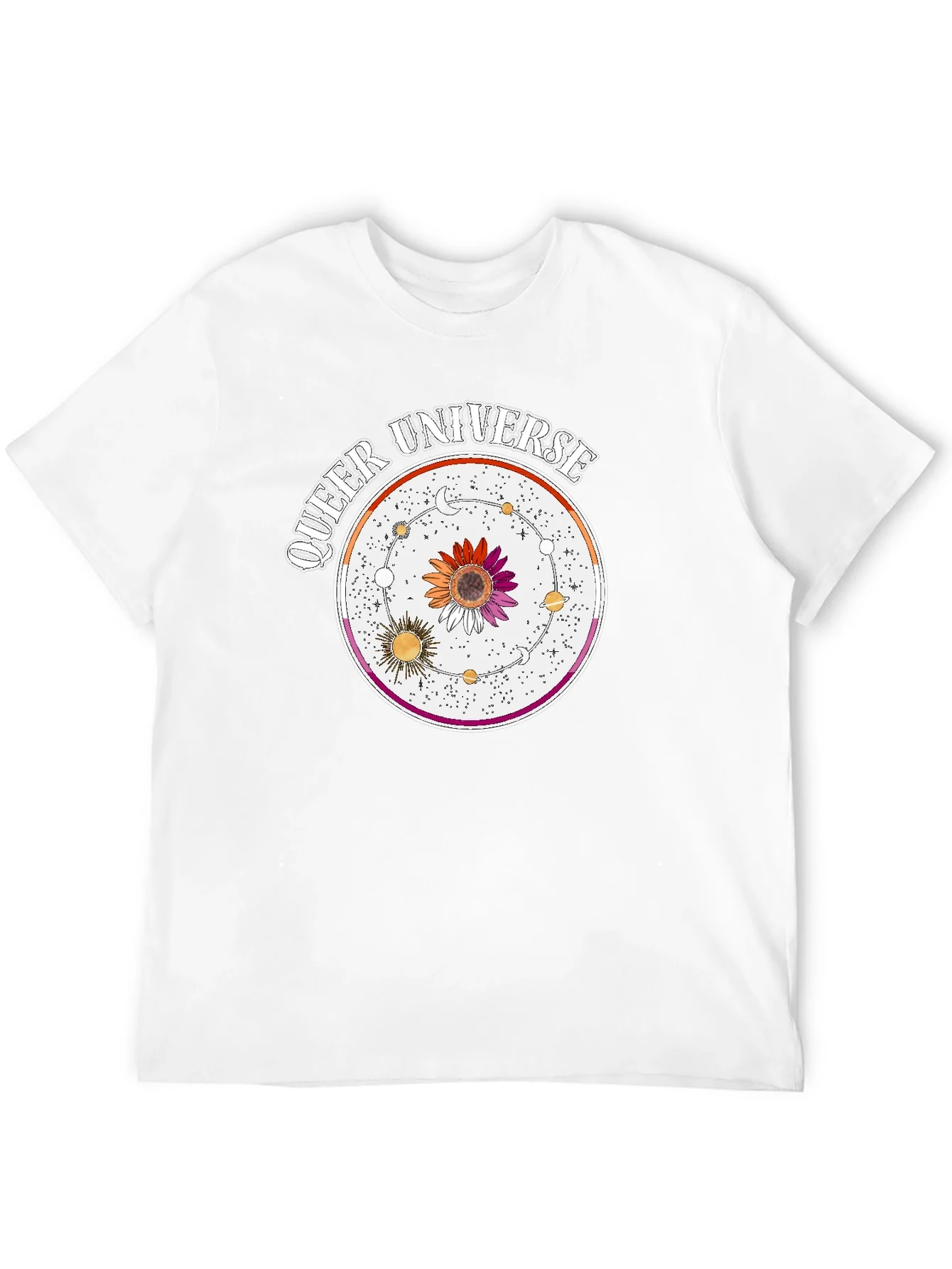 Rebbecca Queer Universe Graphic T-Shirt - Lesbian Pride