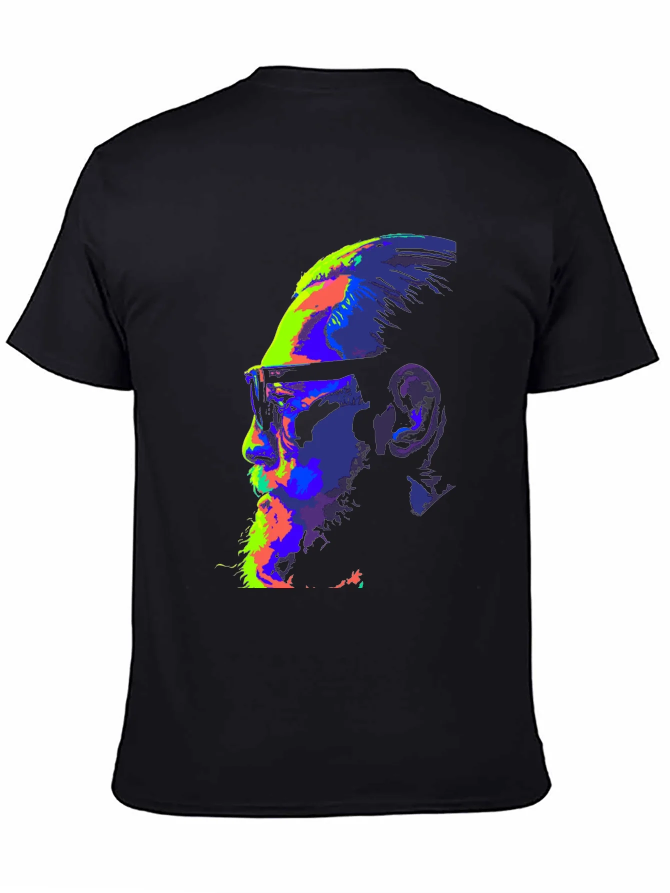 Rebbecca Vibrant McGregor Graphic Print Black T-Shirt