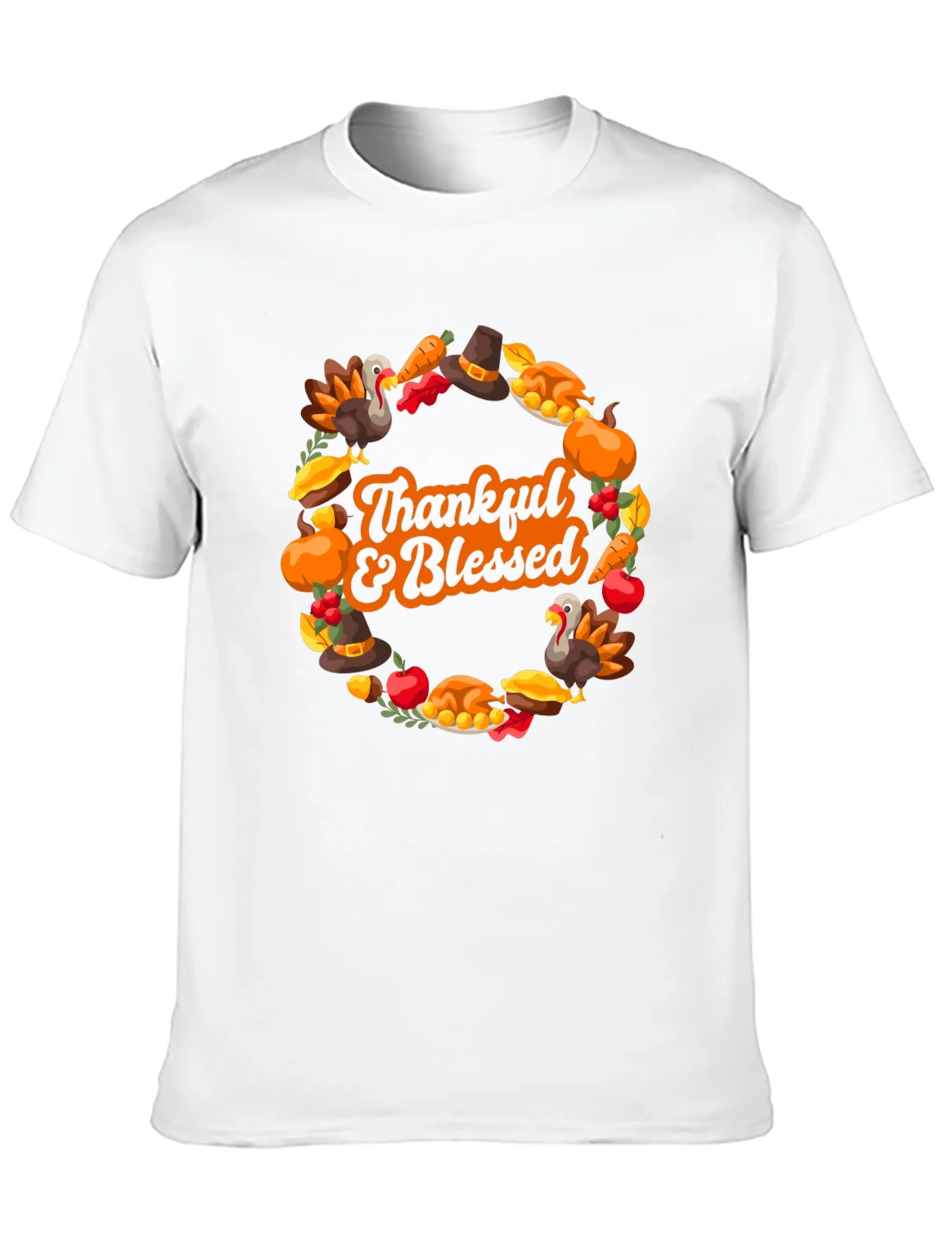 Rebbecca Thankful & Blessed Thanksgiving T-Shirt