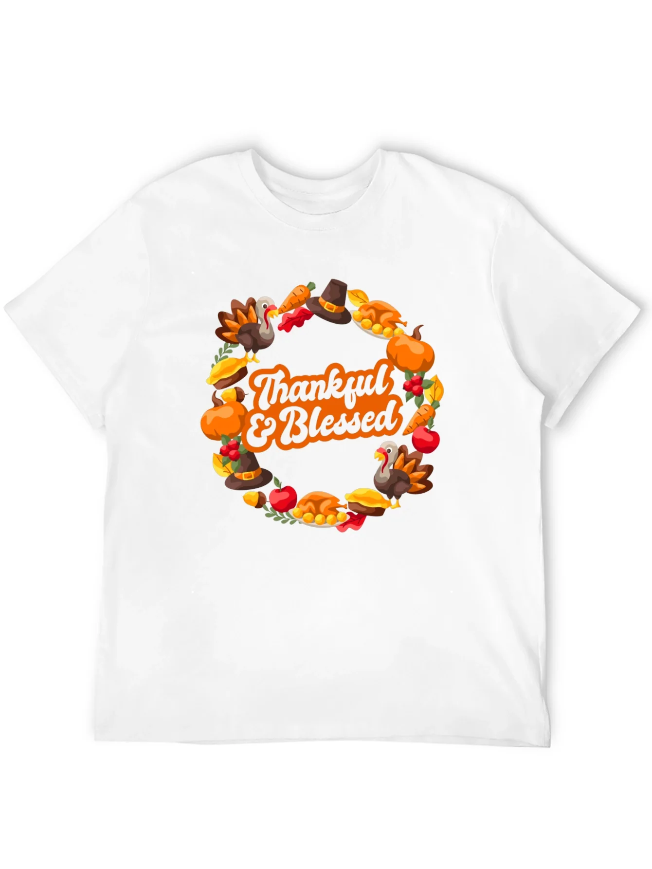 Rebbecca Thankful & Blessed Thanksgiving T-Shirt